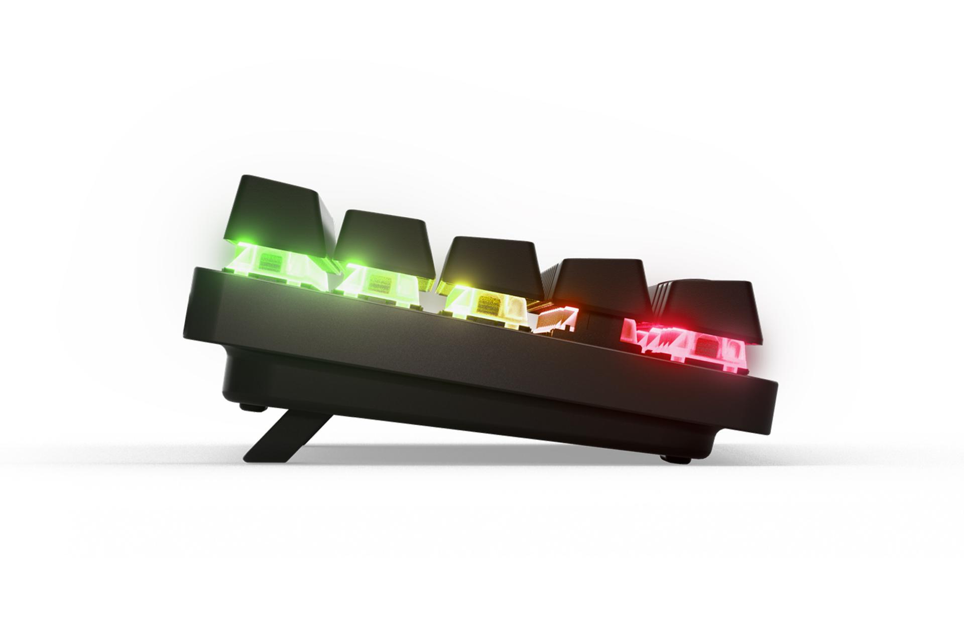 نمای جانبی کیبورد استیل سریز Apex Pro Mini WIRELESS