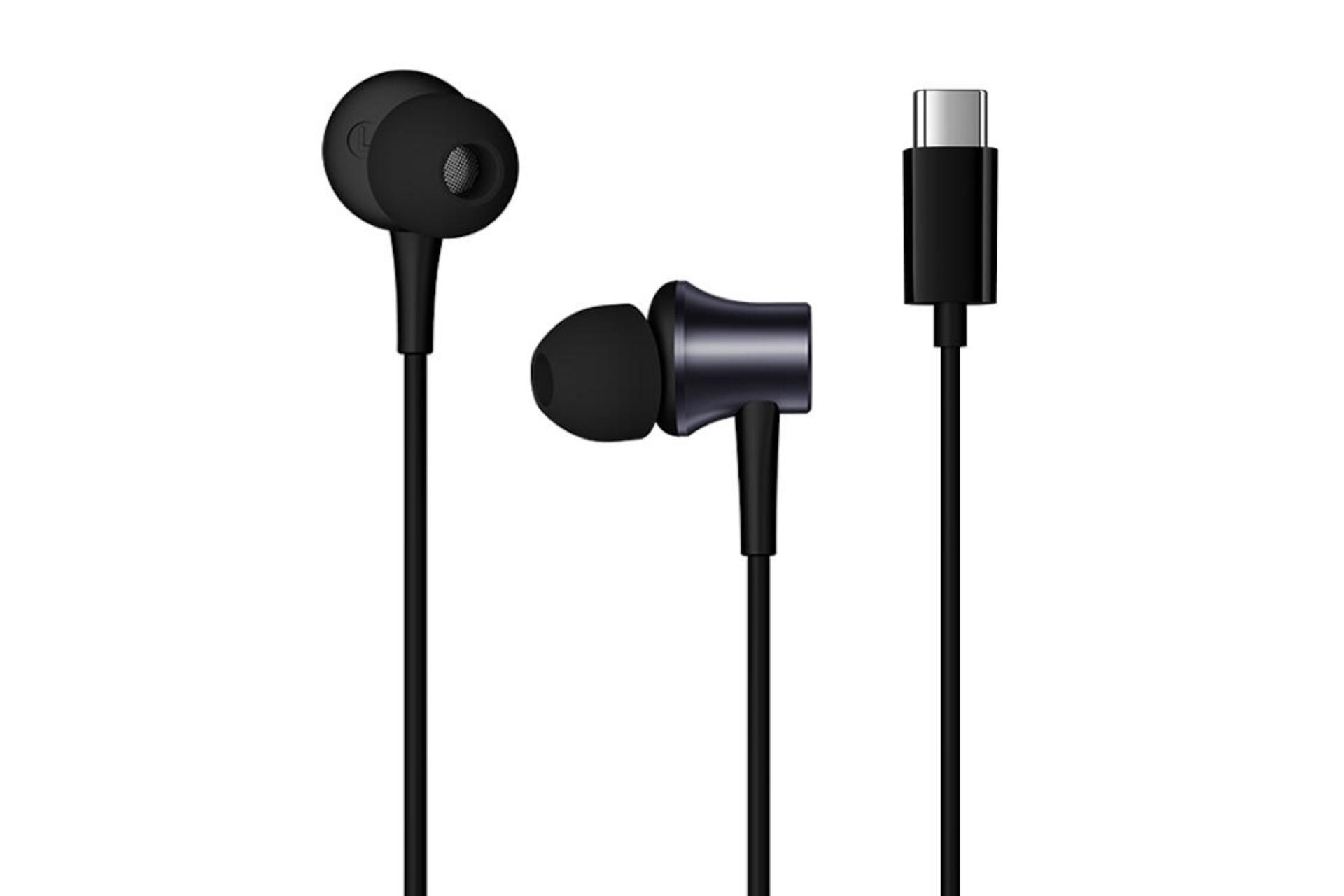 کابل هدفون شیائومی Xiaomi Piston Mi In-Ear Headphones Type-C HSEJ04WM مشکی