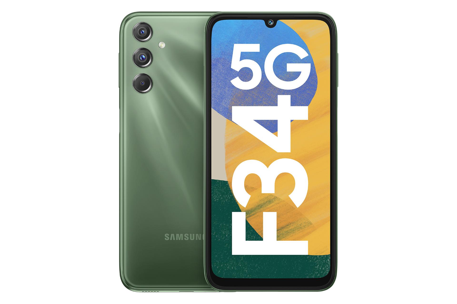 مرجع متخصصين ايران موبايل موبايل گلكسي F34 سامسونگ / Samsung Galaxy F34 سبز