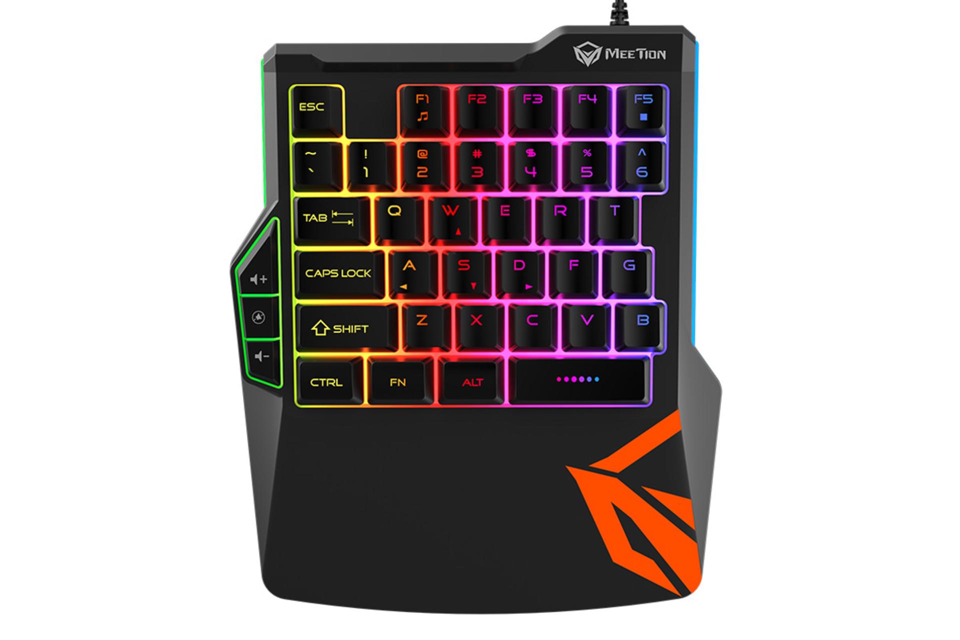 نمای روبرو کیبورد میشن KB015