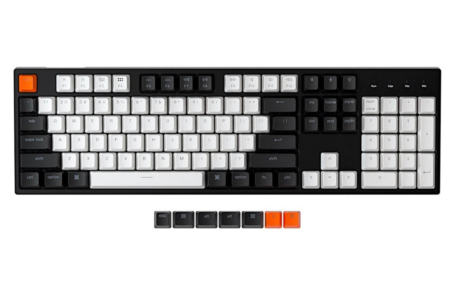 کلیدهای قابل تعویض کیبورد کی کرون C2