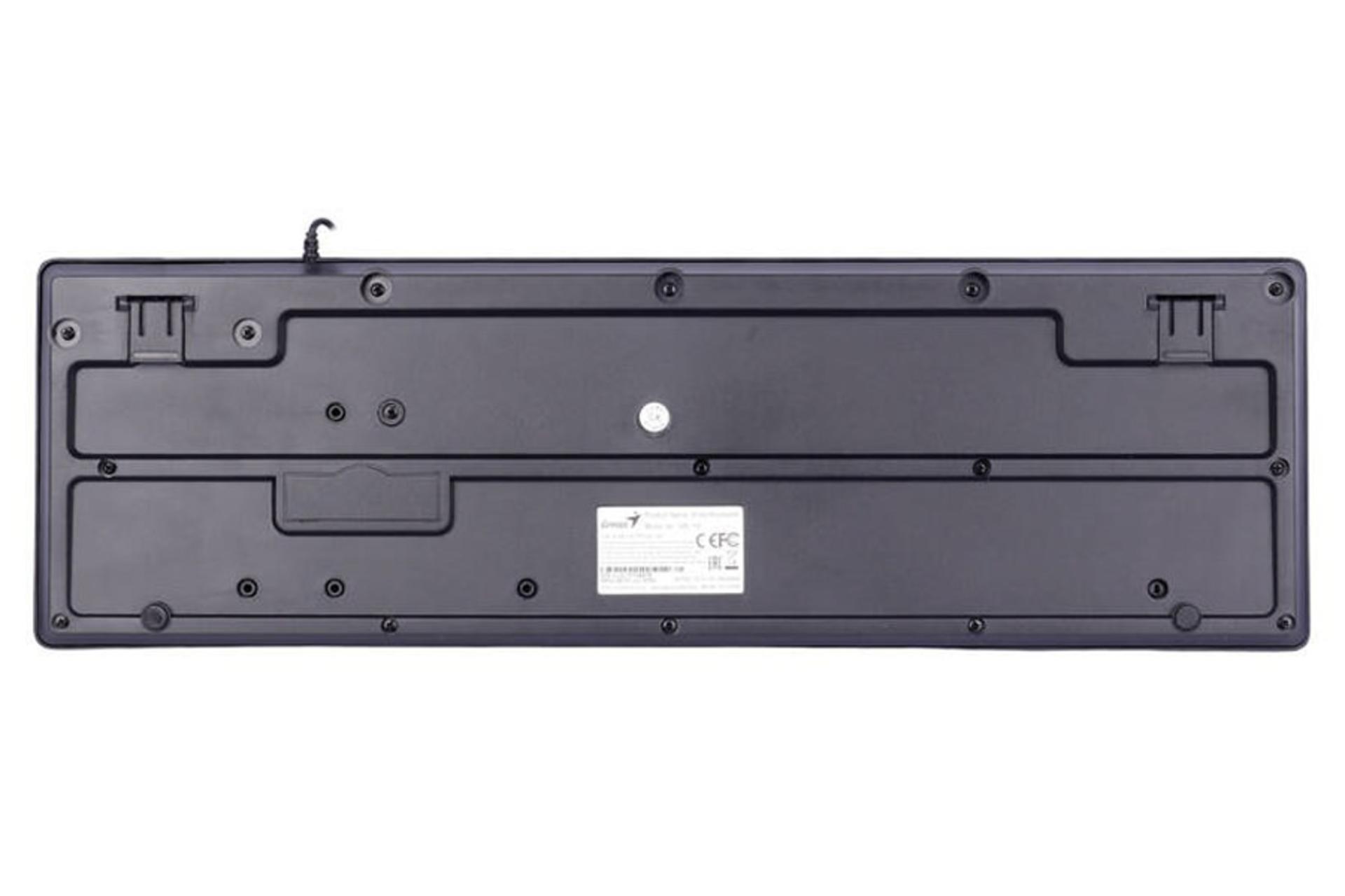 نمای پشت کیبورد جنیوس KB-116