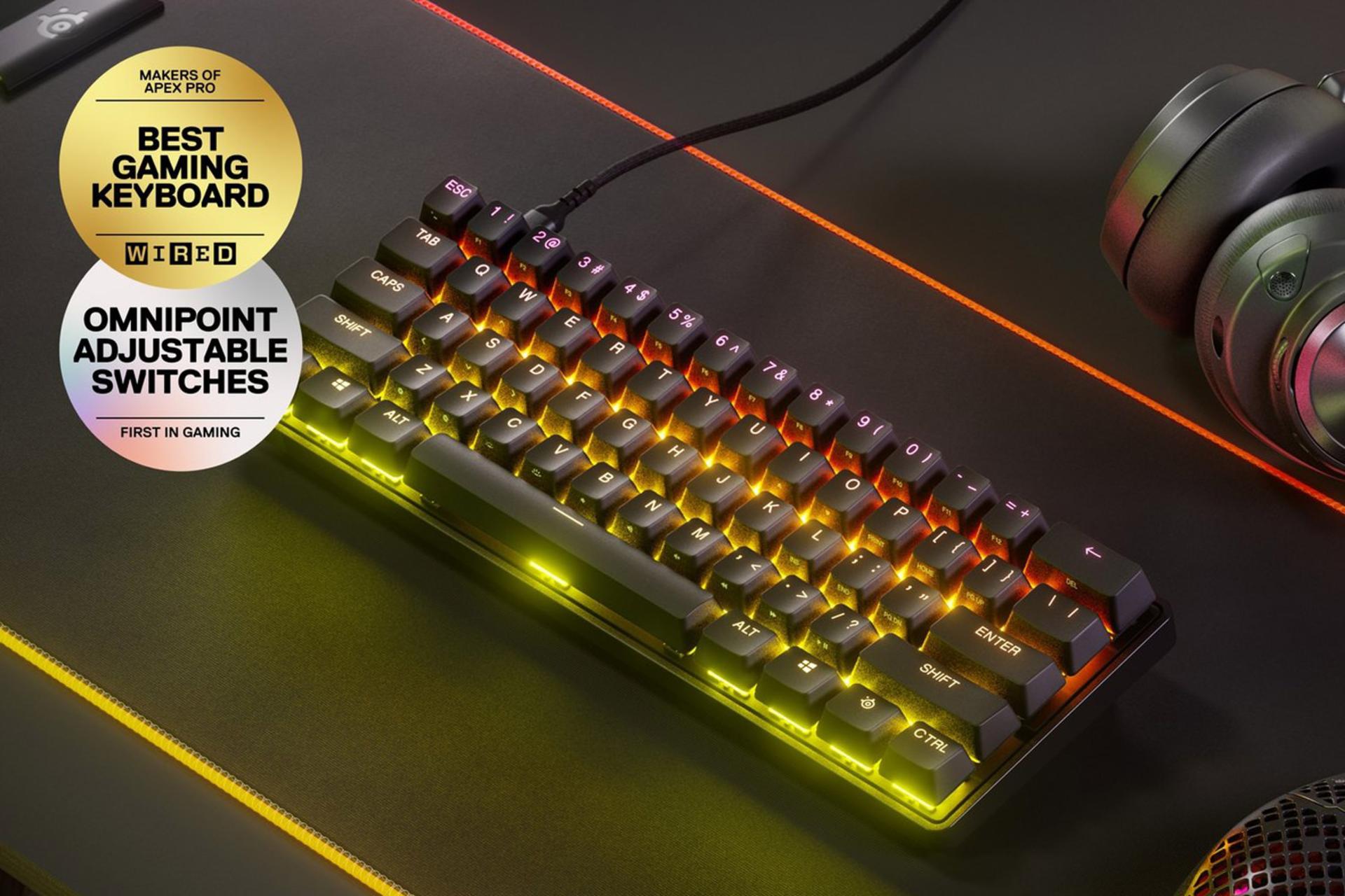 کیبورد استیل سریز Apex Pro Mini