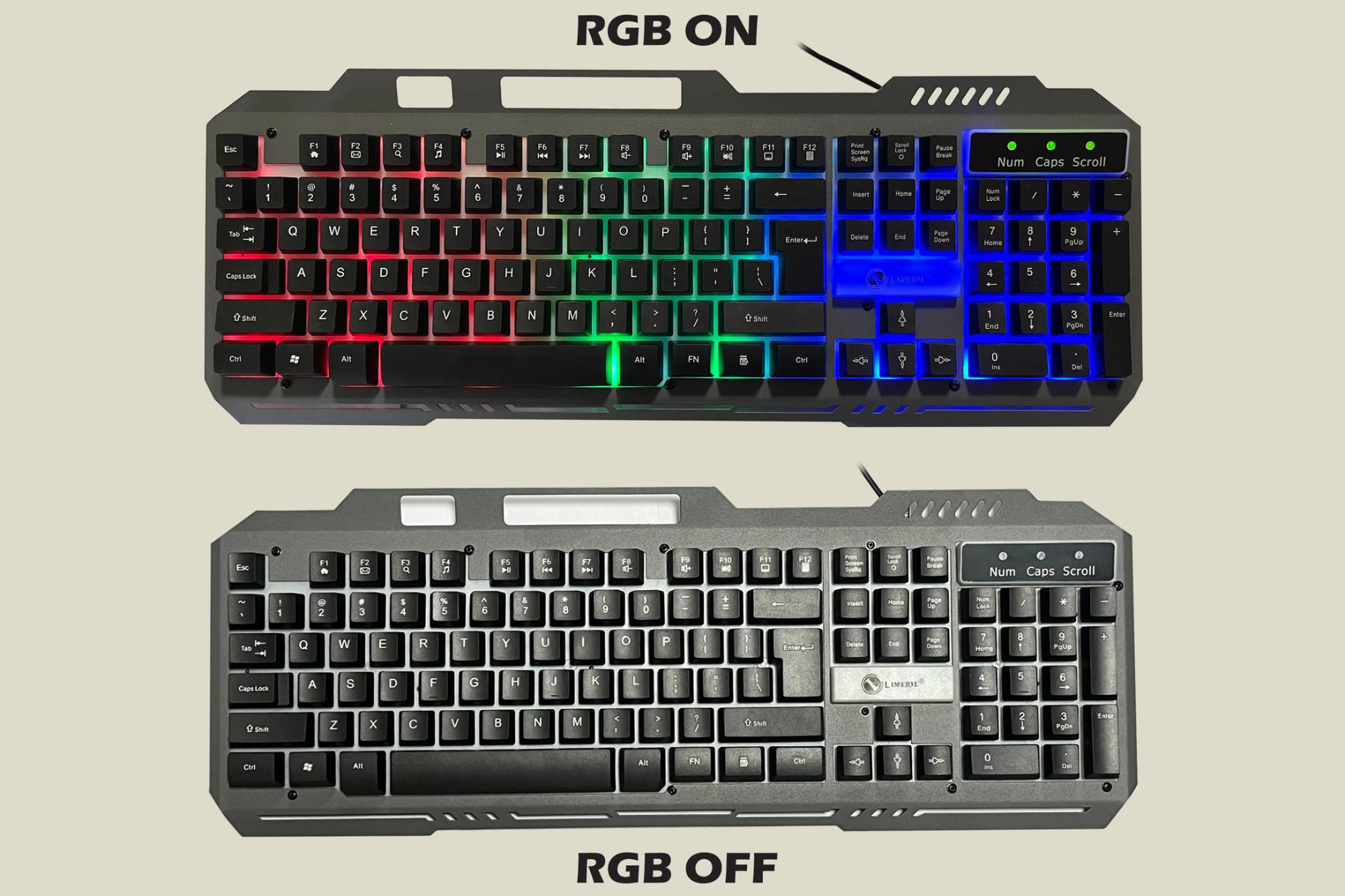کیبورد لایمید استورم K25 با نورپردازی