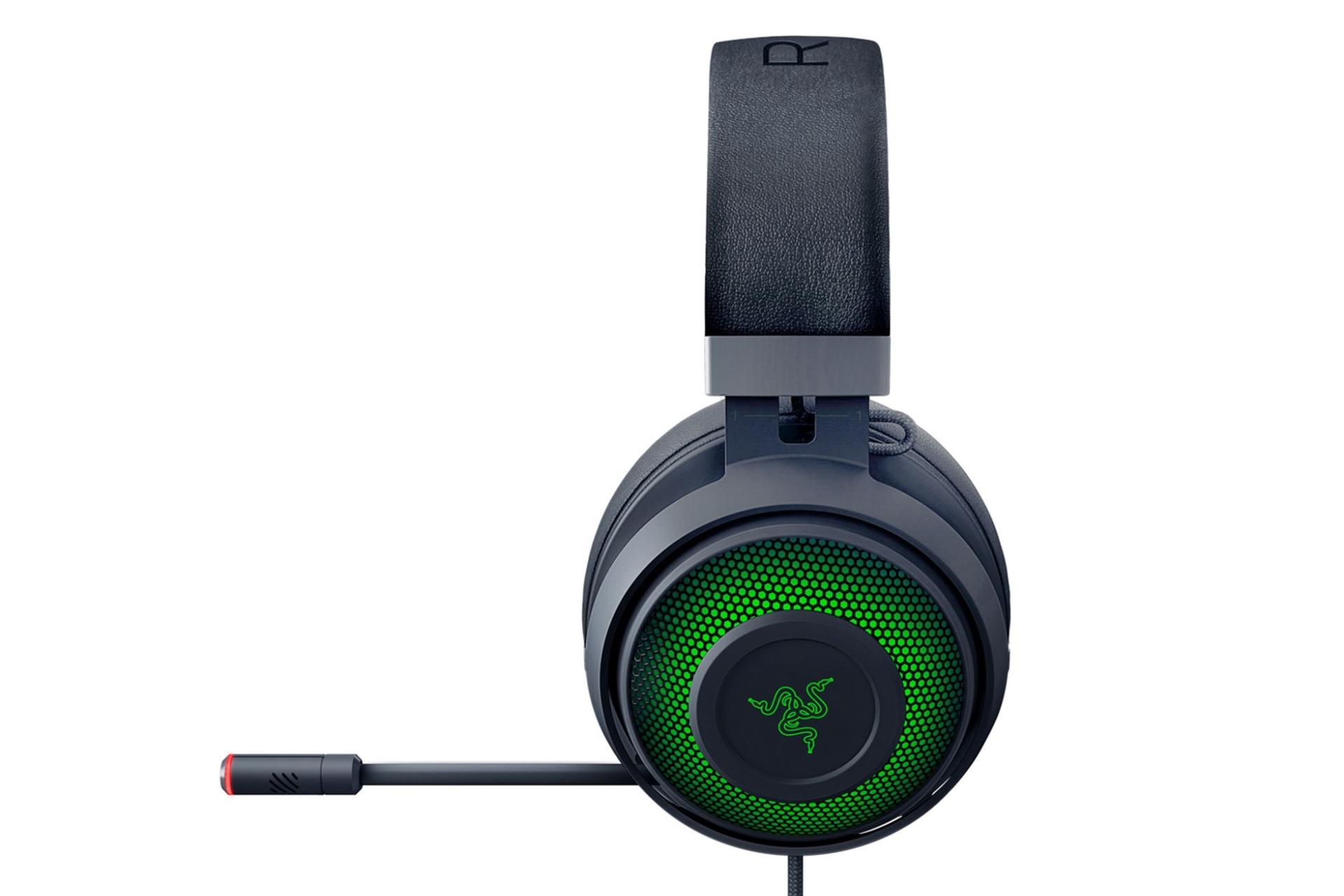 نمای کناری هدست گیمینگ ریزر کراکن آلتیمیت Razer Kraken Ultimate