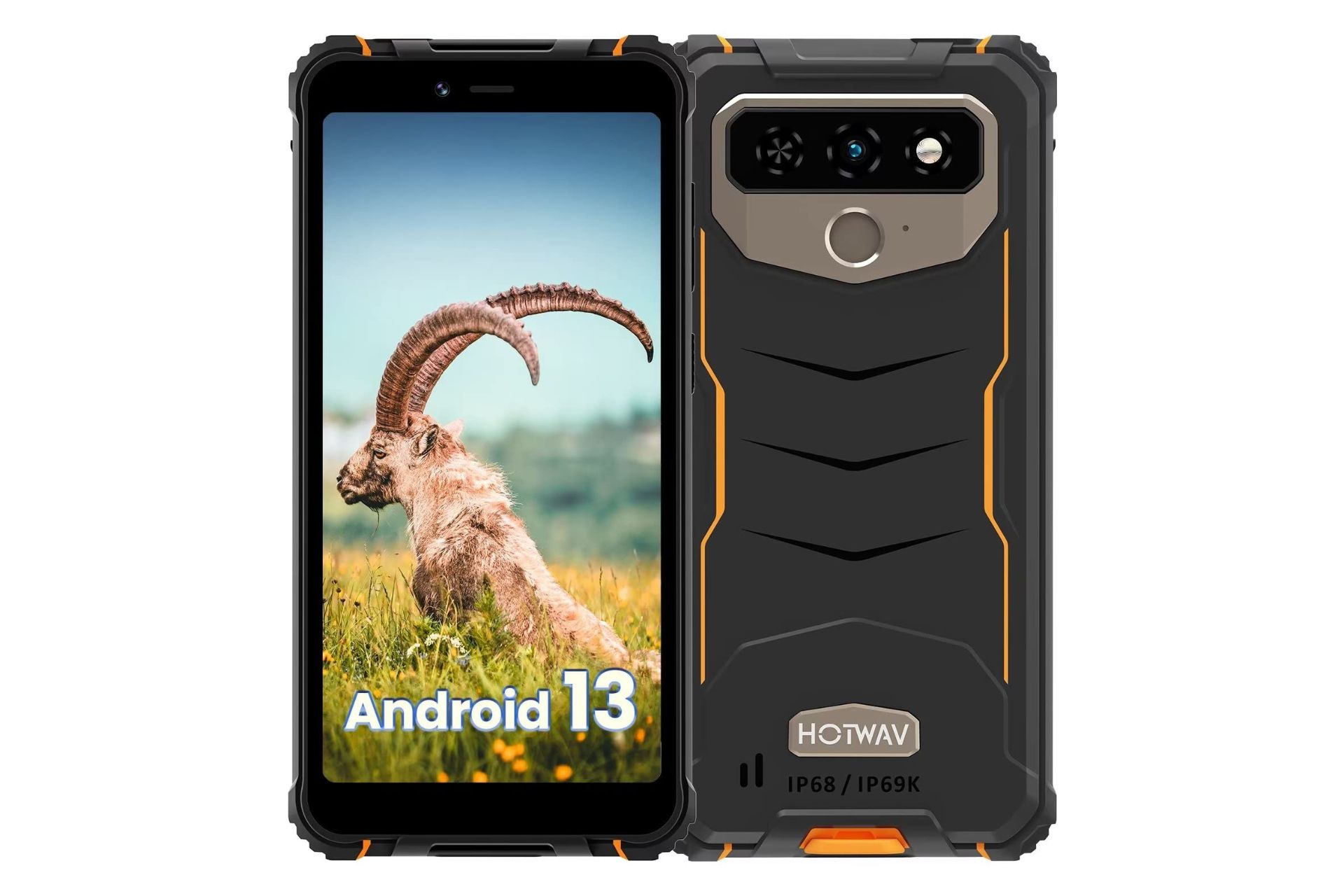 گوشی موبایل T5 مکس هات ویو / HOTWAV T5 Max نارنجی