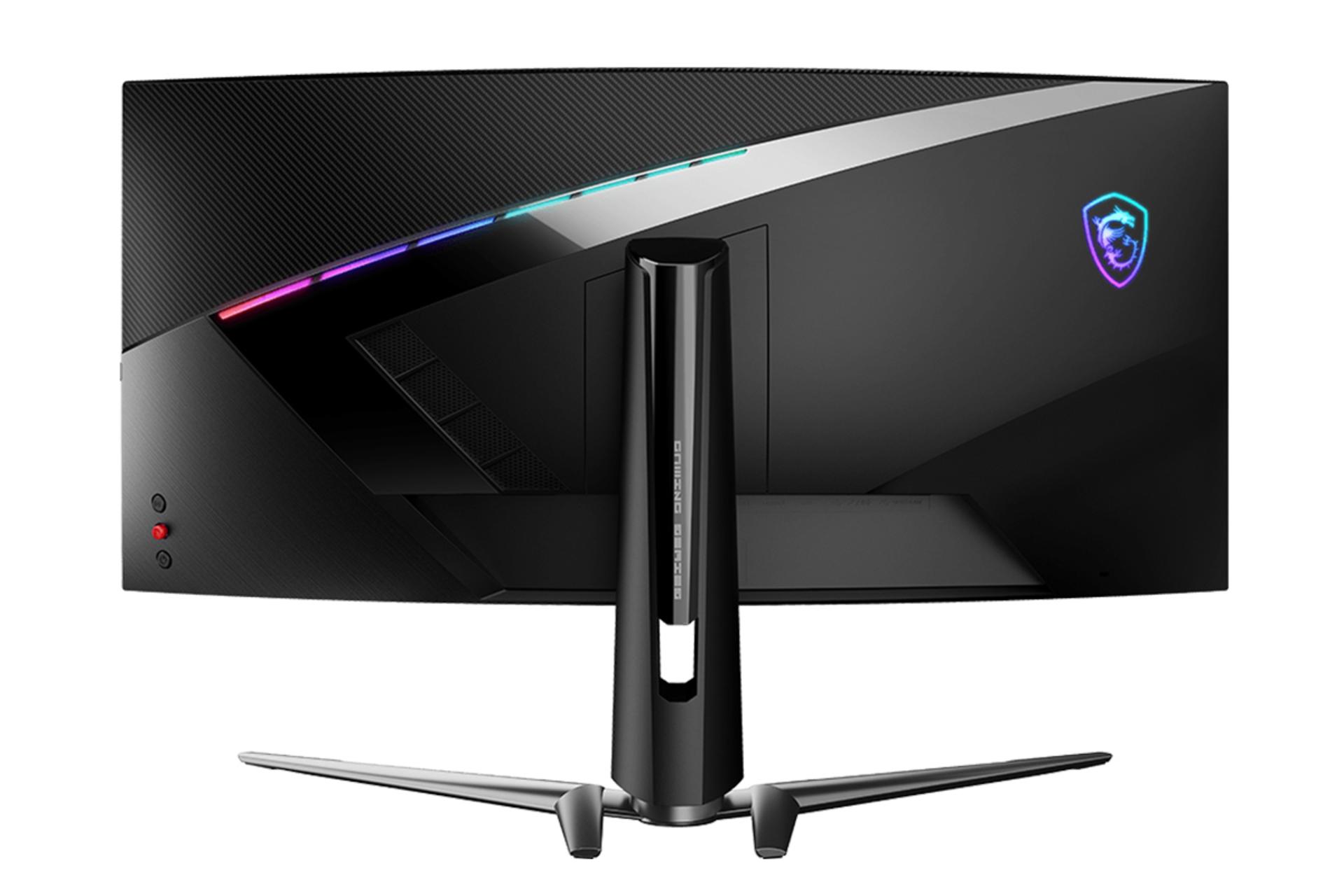 نمای پشت مانیتور ام اس آی 34 اینچ مدل MPG ARTYMIS 343CQR