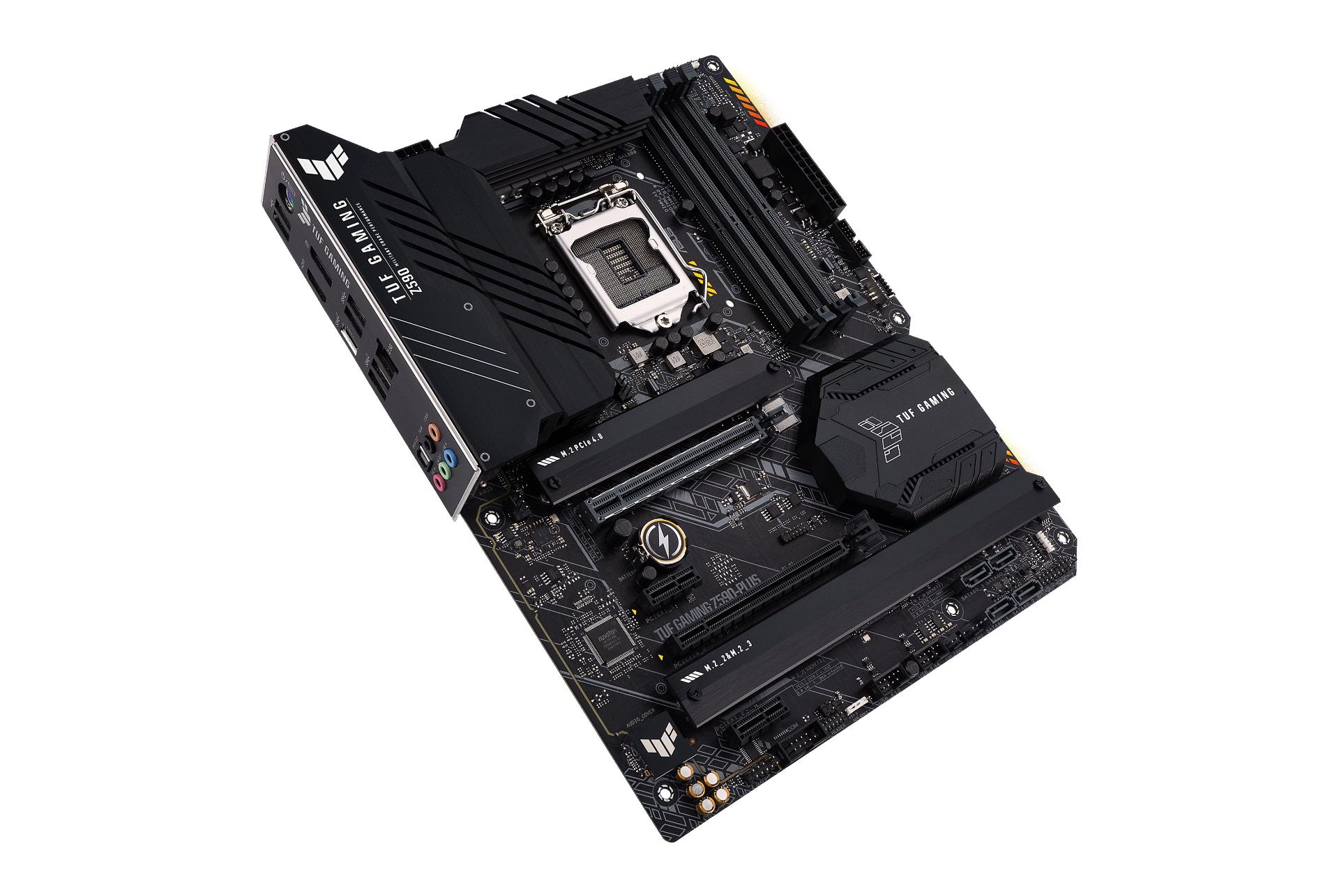 نمای بالا مادربرد ایسوس ASUS TUF GAMING Z590-PLUS