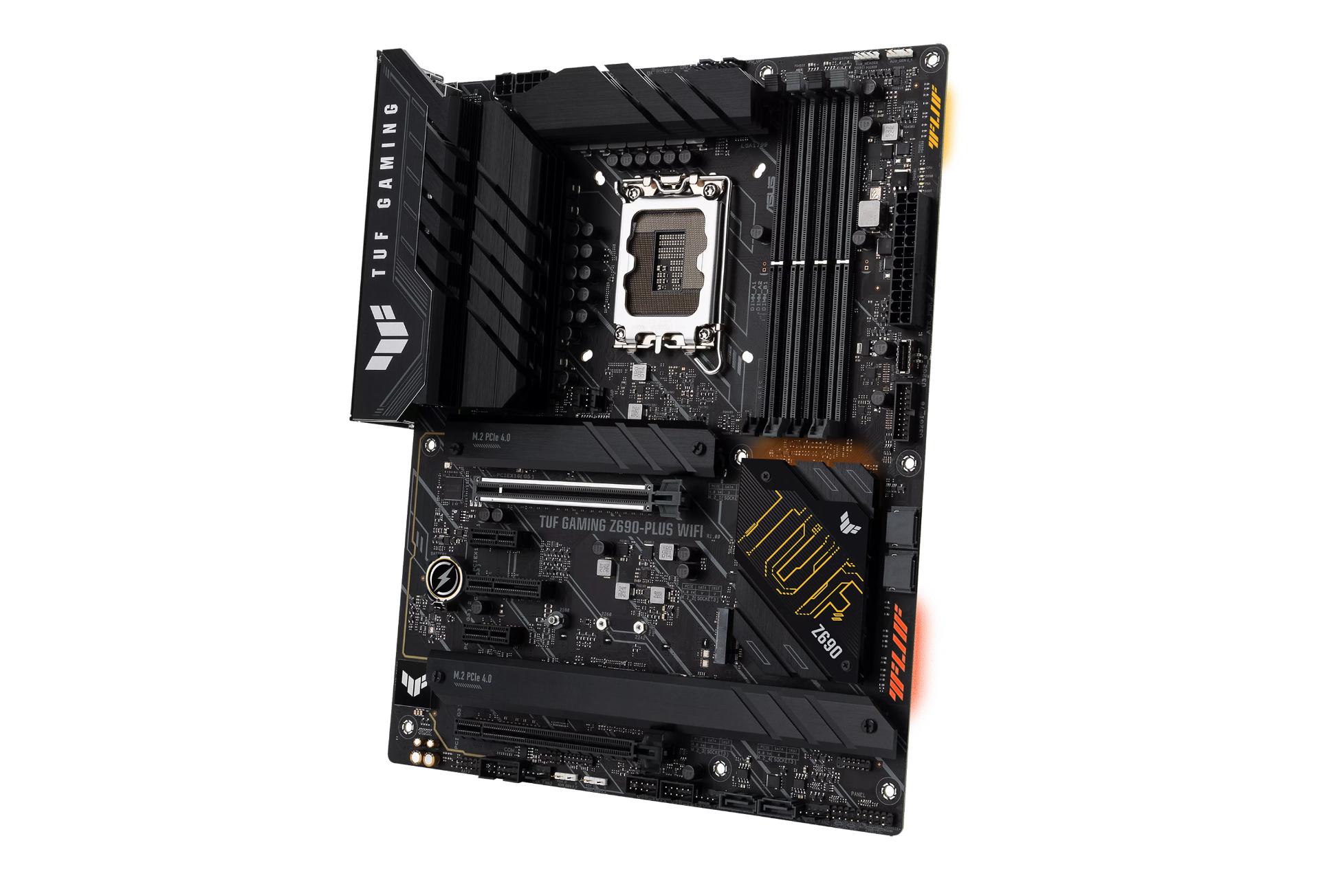 نمای سمت راست مادربرد ایسوس ASUS TUF GAMING Z690-PLUS WIFI