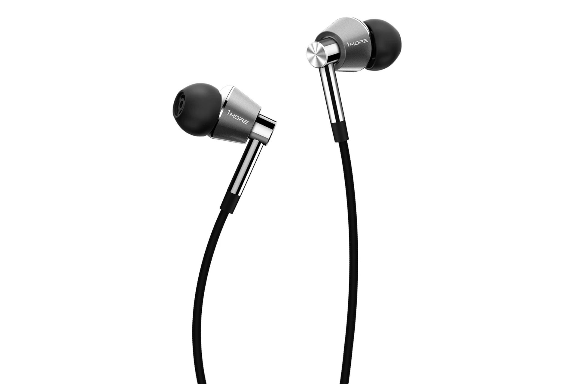 ایرباد هدفون وان مور 1MORE Triple Driver In-Ear Headphones نقره ای