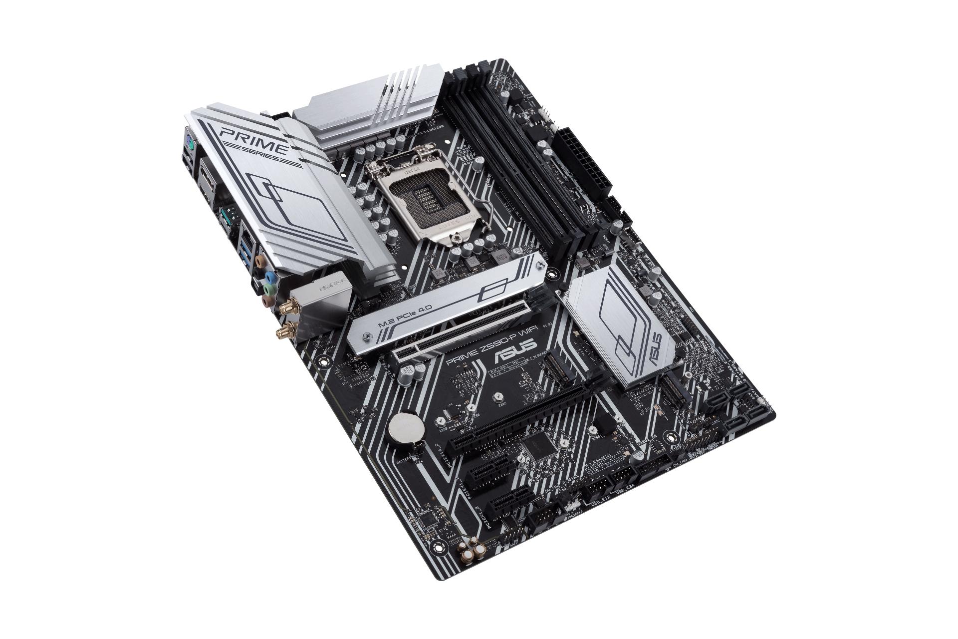 نمای بالا مادربرد ایسوس ASUS PRIME Z590-P WIFI