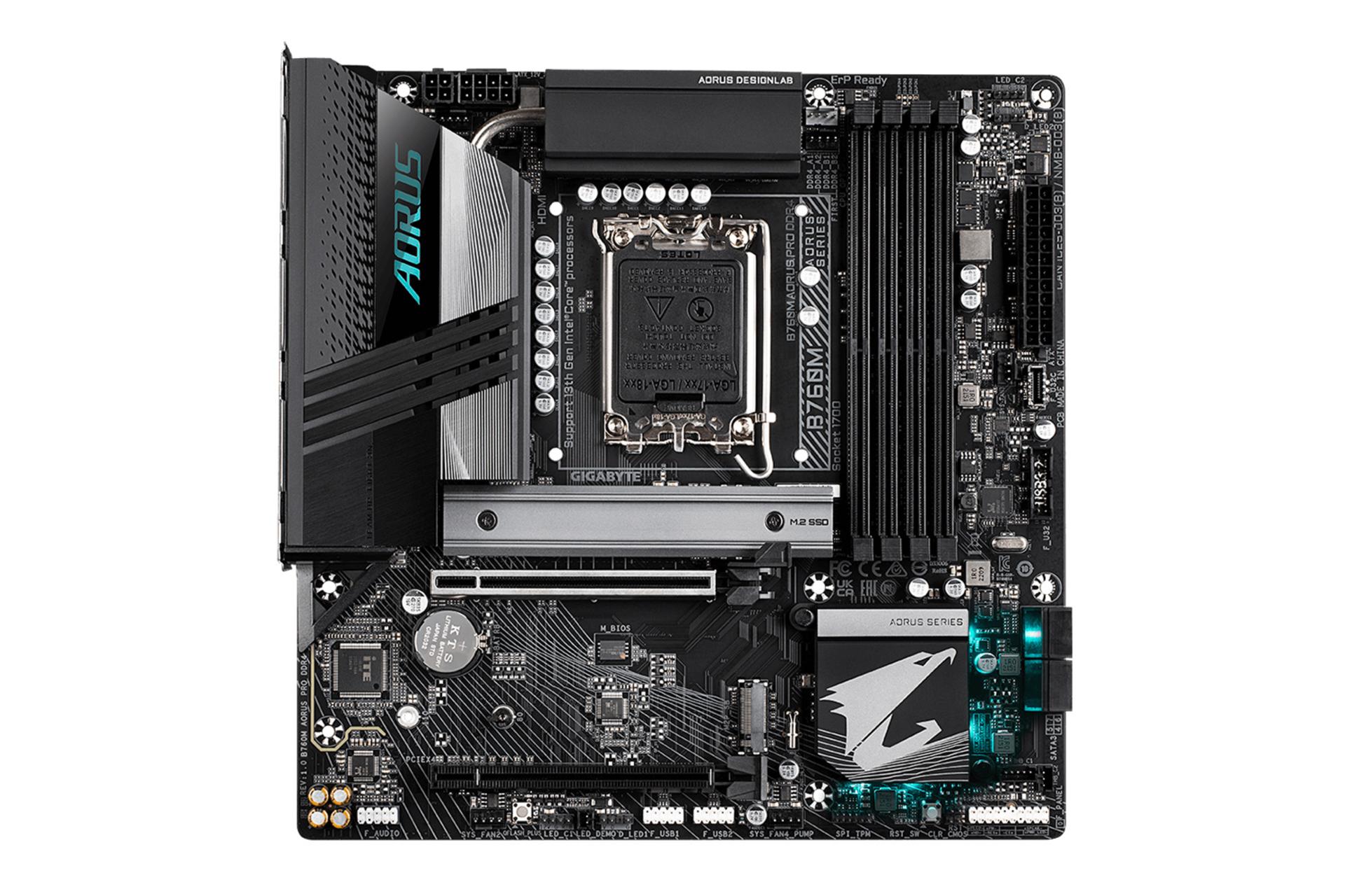 مادربرد گیگابایت GIGABYTE B760M AORUS PRO DDR4 (rev. 1.0)