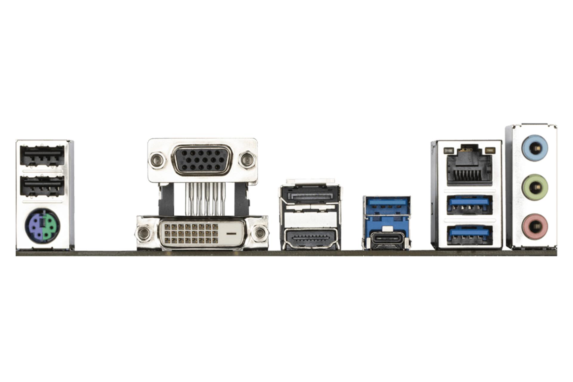 درگاه‌های مادربرد گیگابایت GIGABYTE B560M DS3H (rev. 1.0)