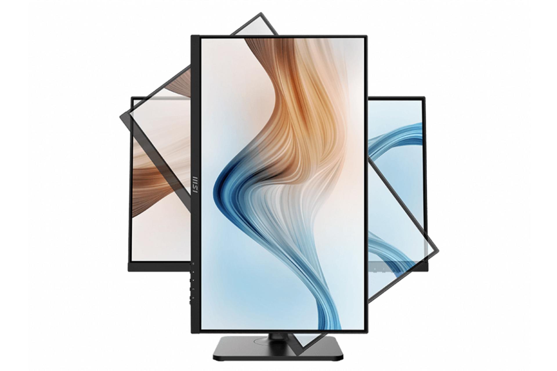 مانیتور ام اس آی مدرن MD241PW در حالت چرخش دورانی