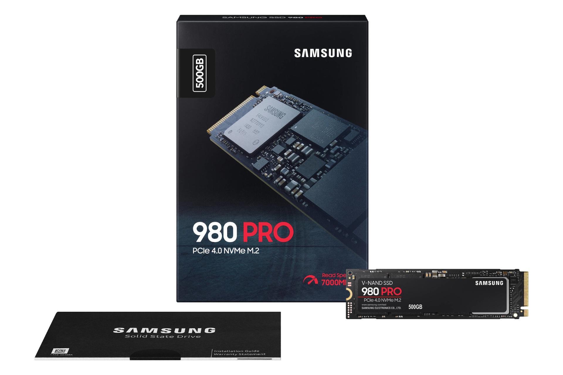 اقلام همراه SSD سامسونگ 980 پرو NVMe M.2 ظرفیت 500 گیگابایت Samsung 980 Pro