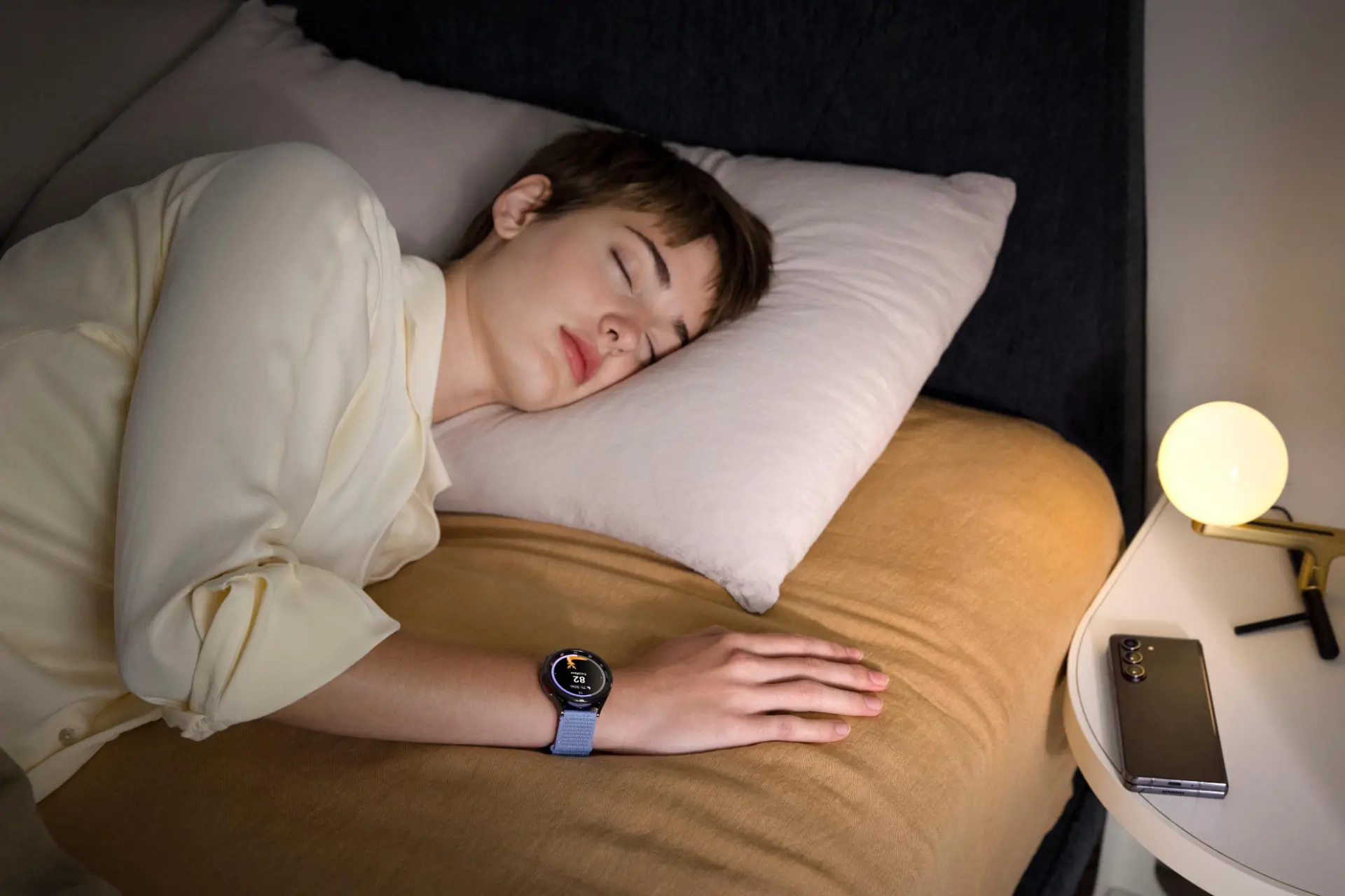 پایش وضعیت خواب ساعت هوشمند سامسونگ گلکسی واچ 6 کلاسیک / Samsung Galaxy Watch 6 Classic