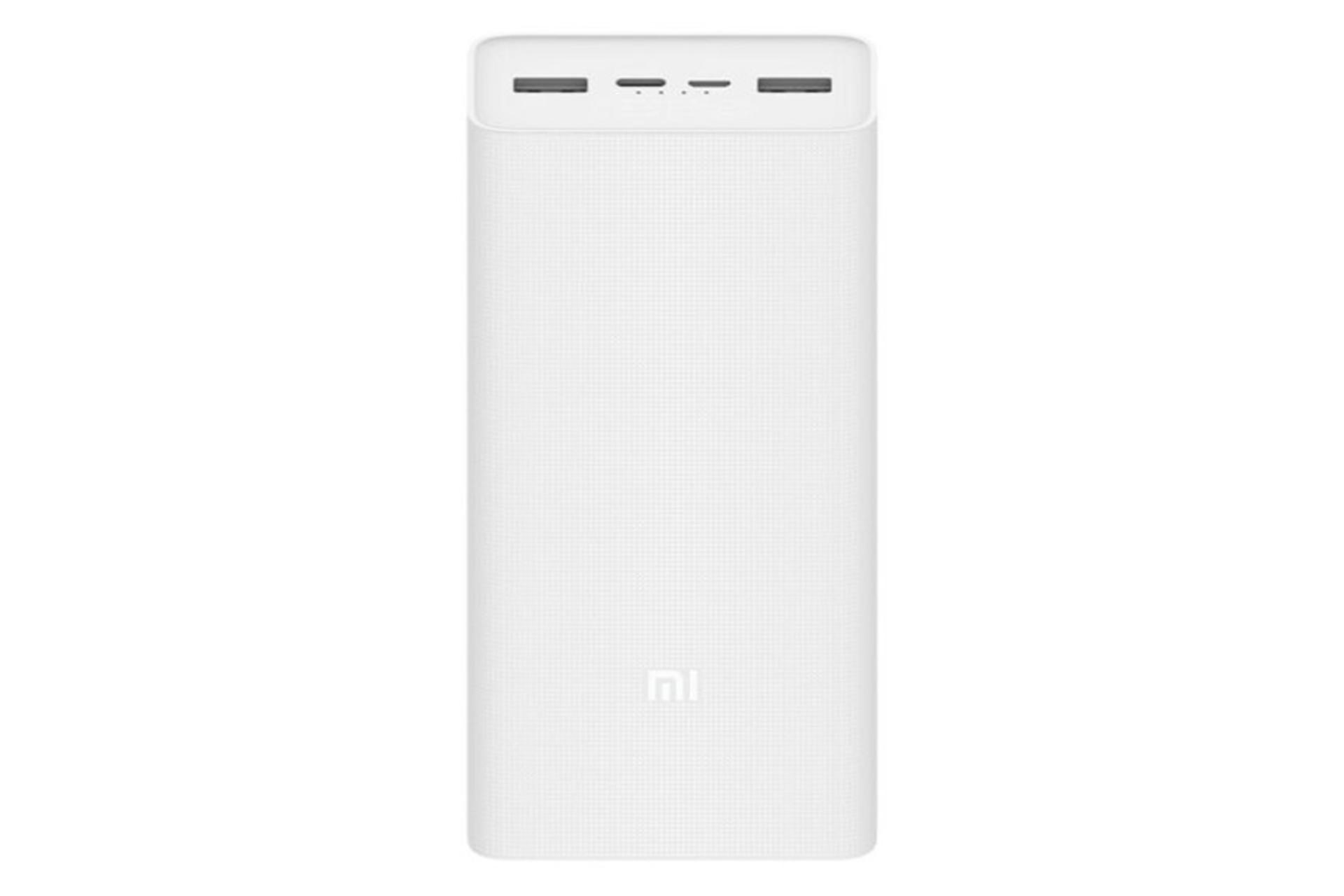 می پاوربانک شیائومی کوئیک شارژ ادیشن ۳۰۰۰۰ میلی آمپرساعت رنگ سفید / Xiaomi Mi Power Ban 3 Quick Ch