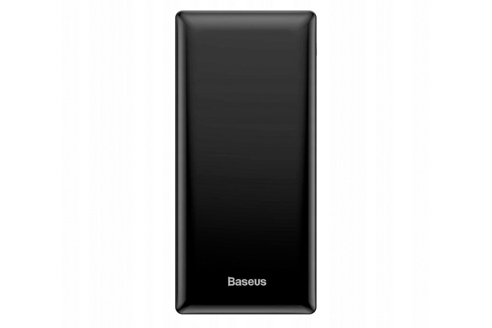 نمای روبرو پاوربانک باسئوس Mini Ja مشکی