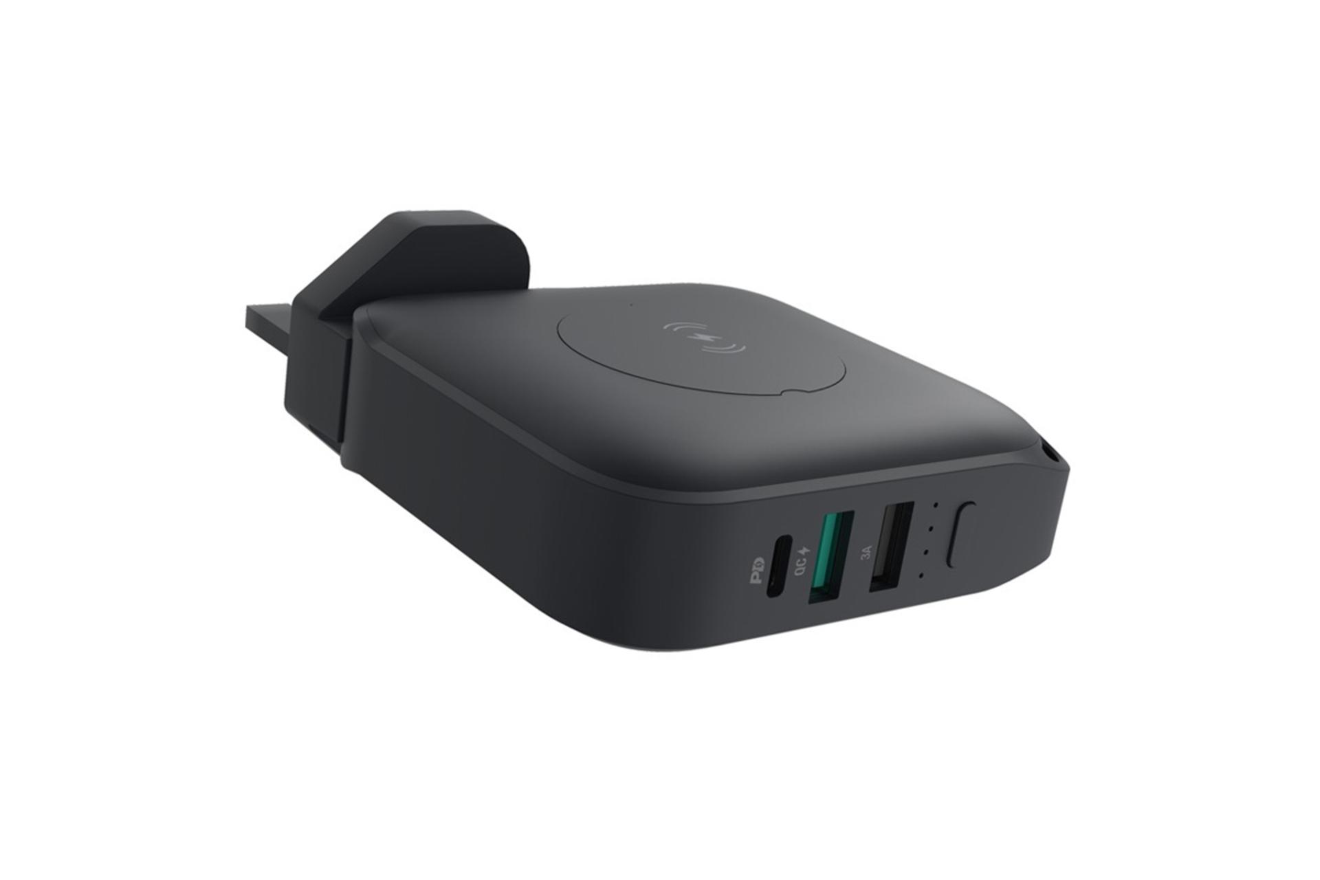 نمای جانبی پاوربانک پاورولوجی PPBCHA11 10000mAh