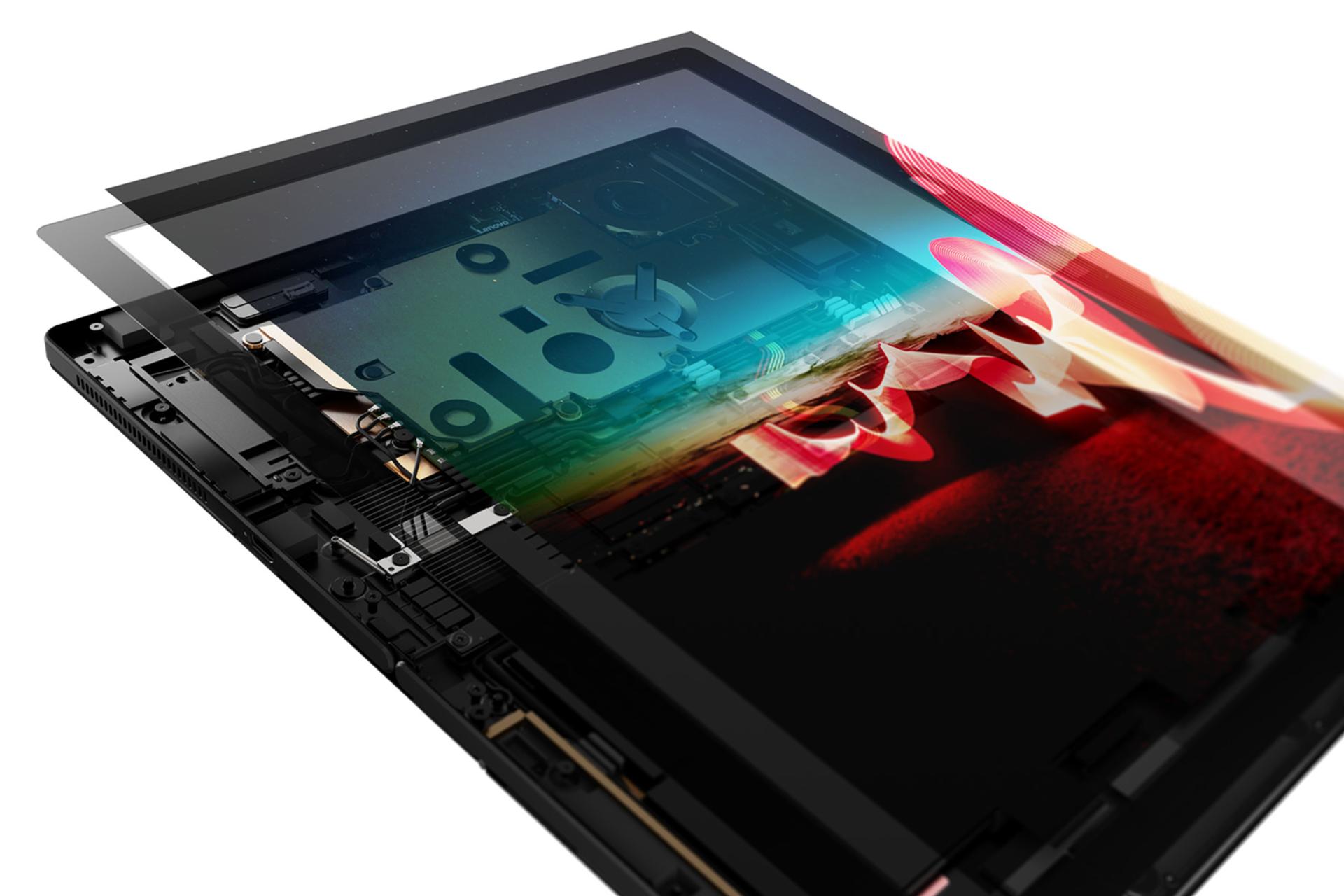 نمای داخلی لپ تاپ ThinkPad X1 Fold لنوو