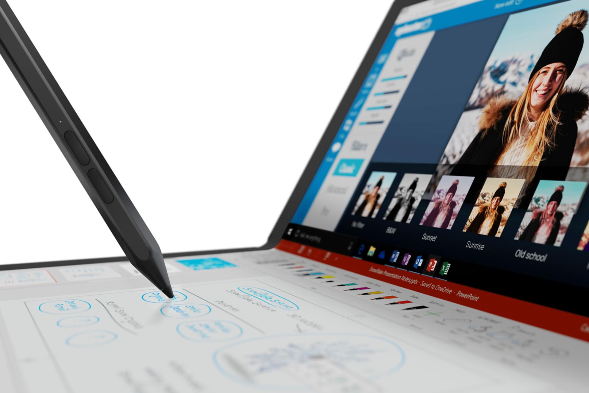 لپ تاپ ThinkPad X1 Fold لنوو همراه با قلم