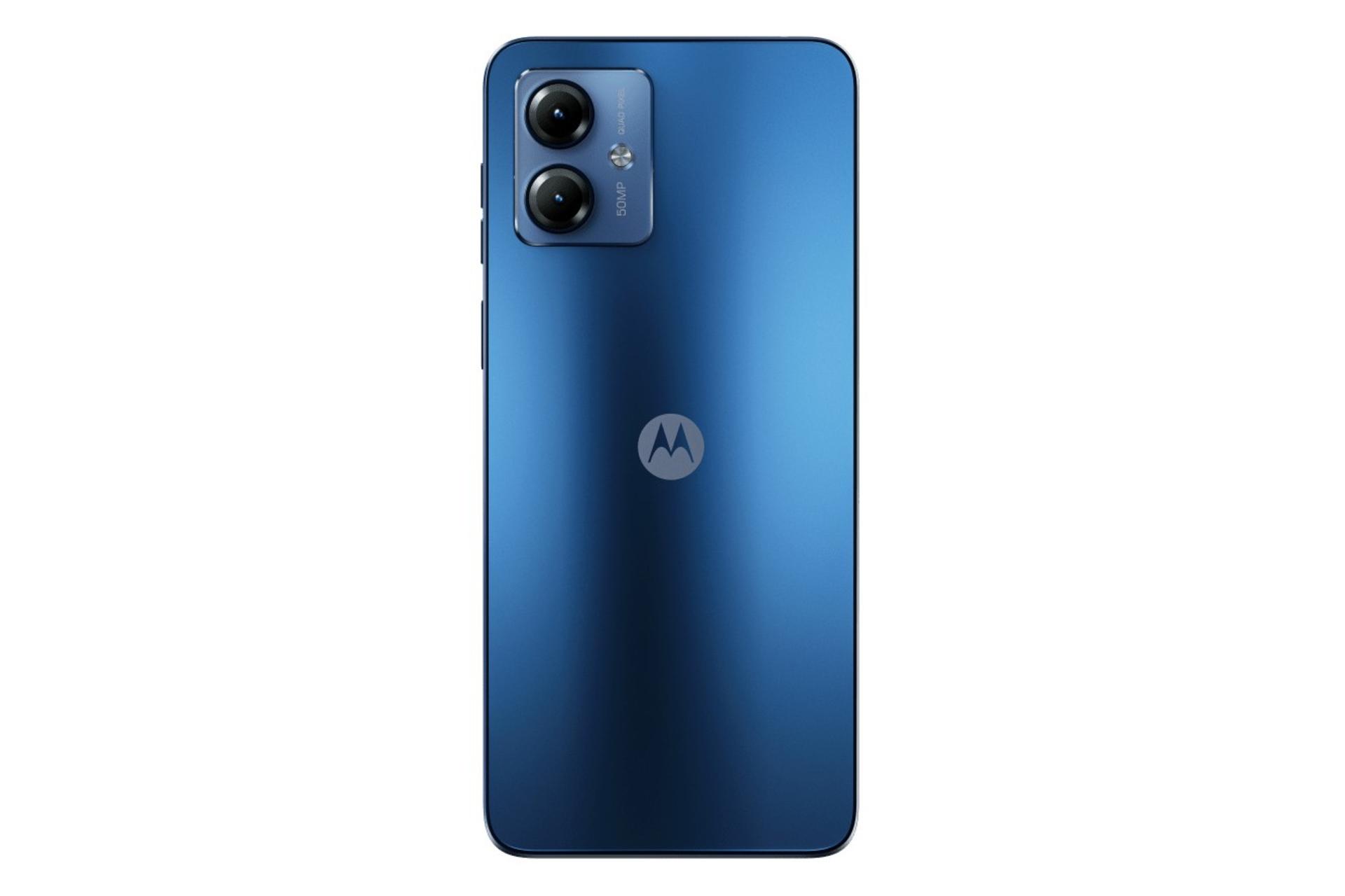 پنل پشت گوشی موبایل موتو G14 موتورولا / Motorola Moto G14 آبی