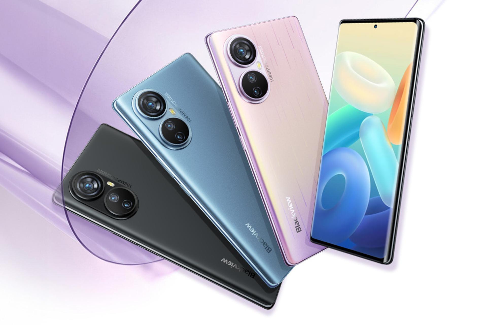 رنگ های مختلف گوشی موبایل A200 پرو بلک ویو / Blackview A200 Pro