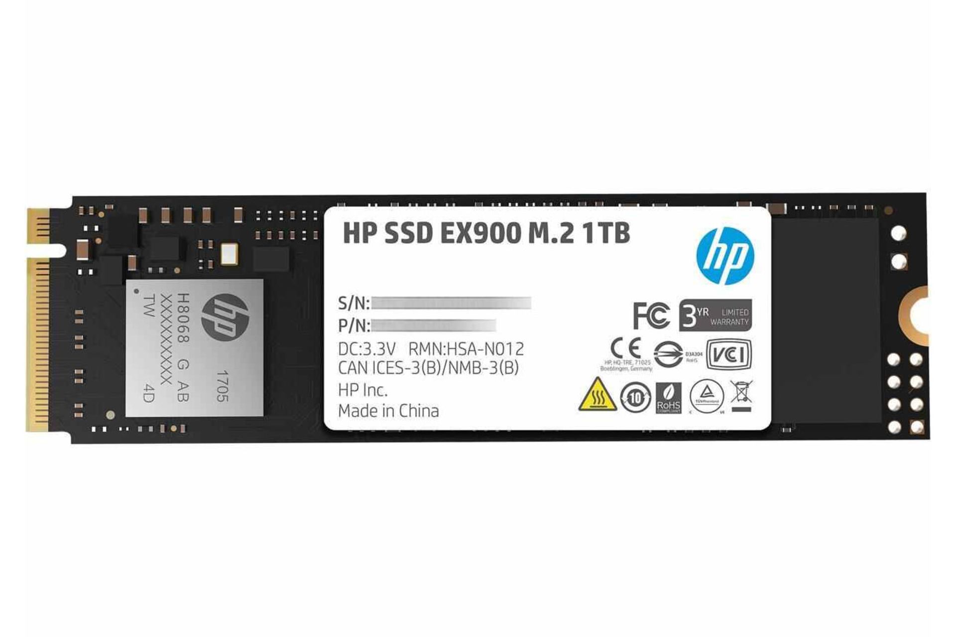 SSD اچ پی EX900 NVMe M.2 ظرفیت 1 ترابایت