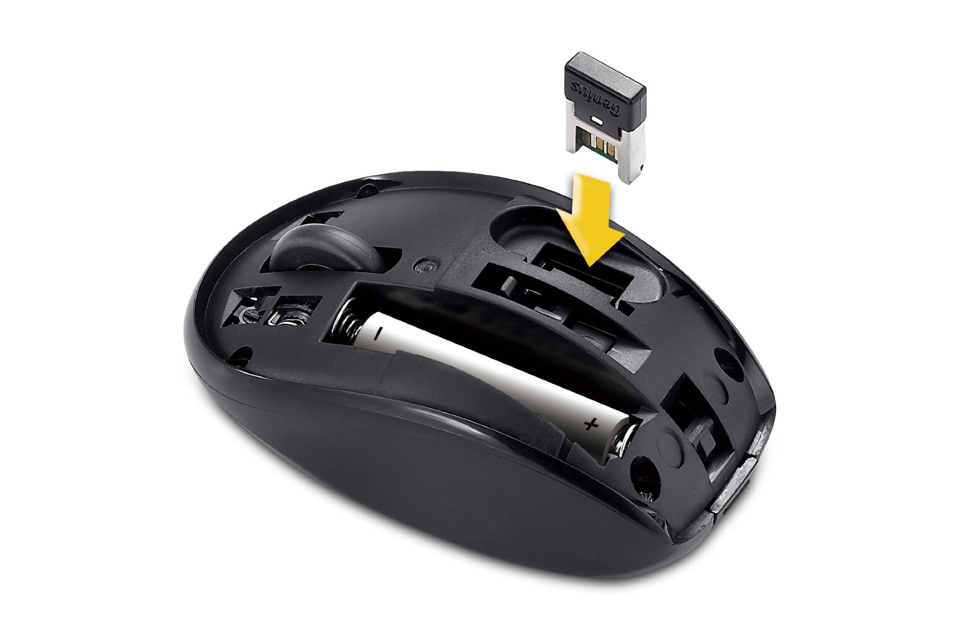 محل باتری و دانگل ماوس جنیوس Traveler 9000