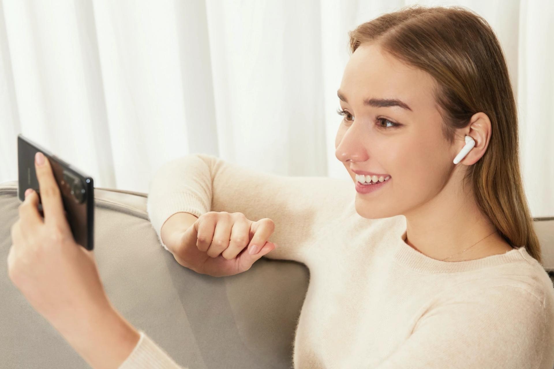 ایرباد تو گوشی بی سیم هواوی Huawei FreeBuds SE سفید