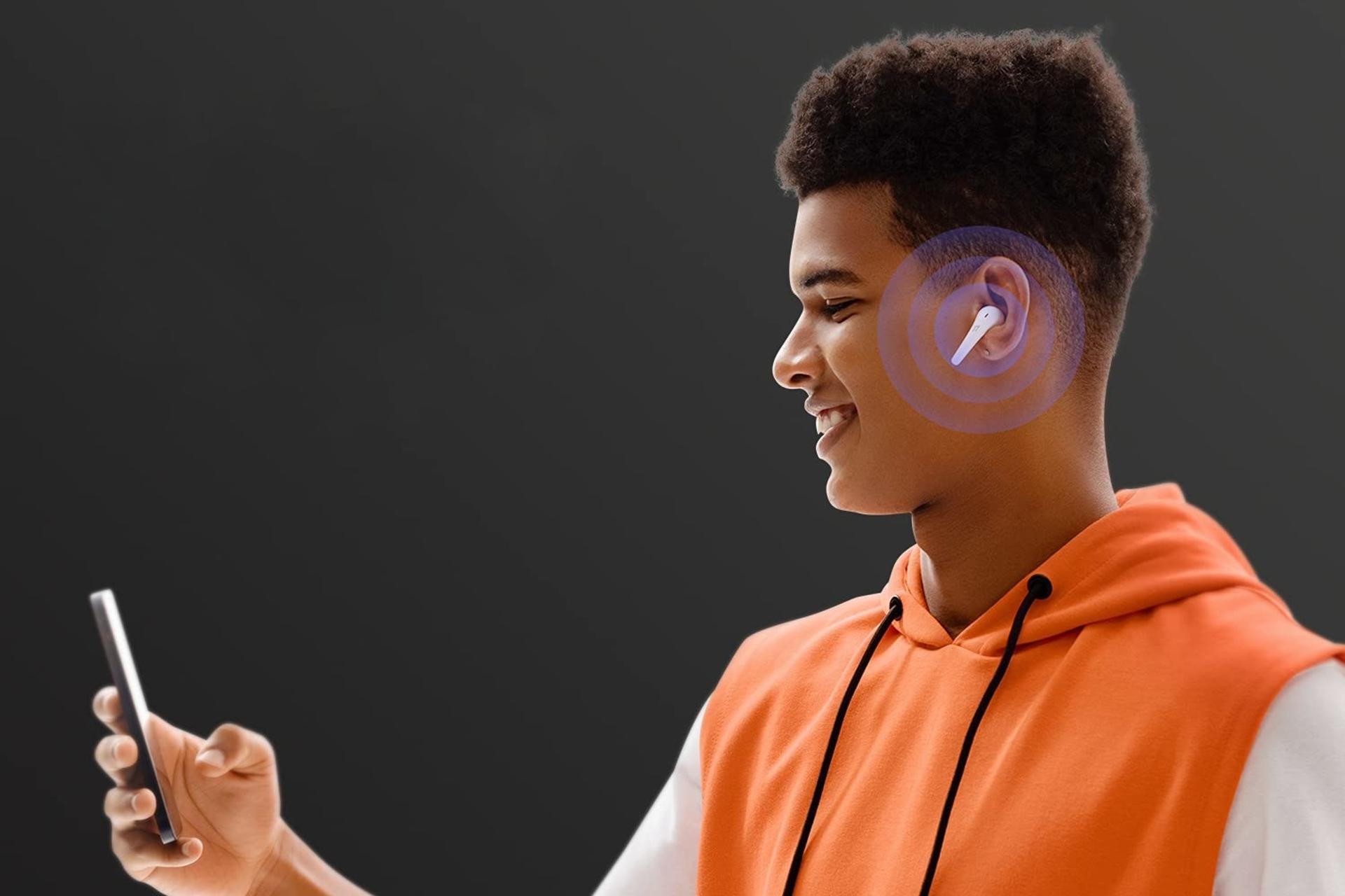 حذف نویز میکروفون ایرباد بی سیم وان مور 1MORE ComfoBuds 2