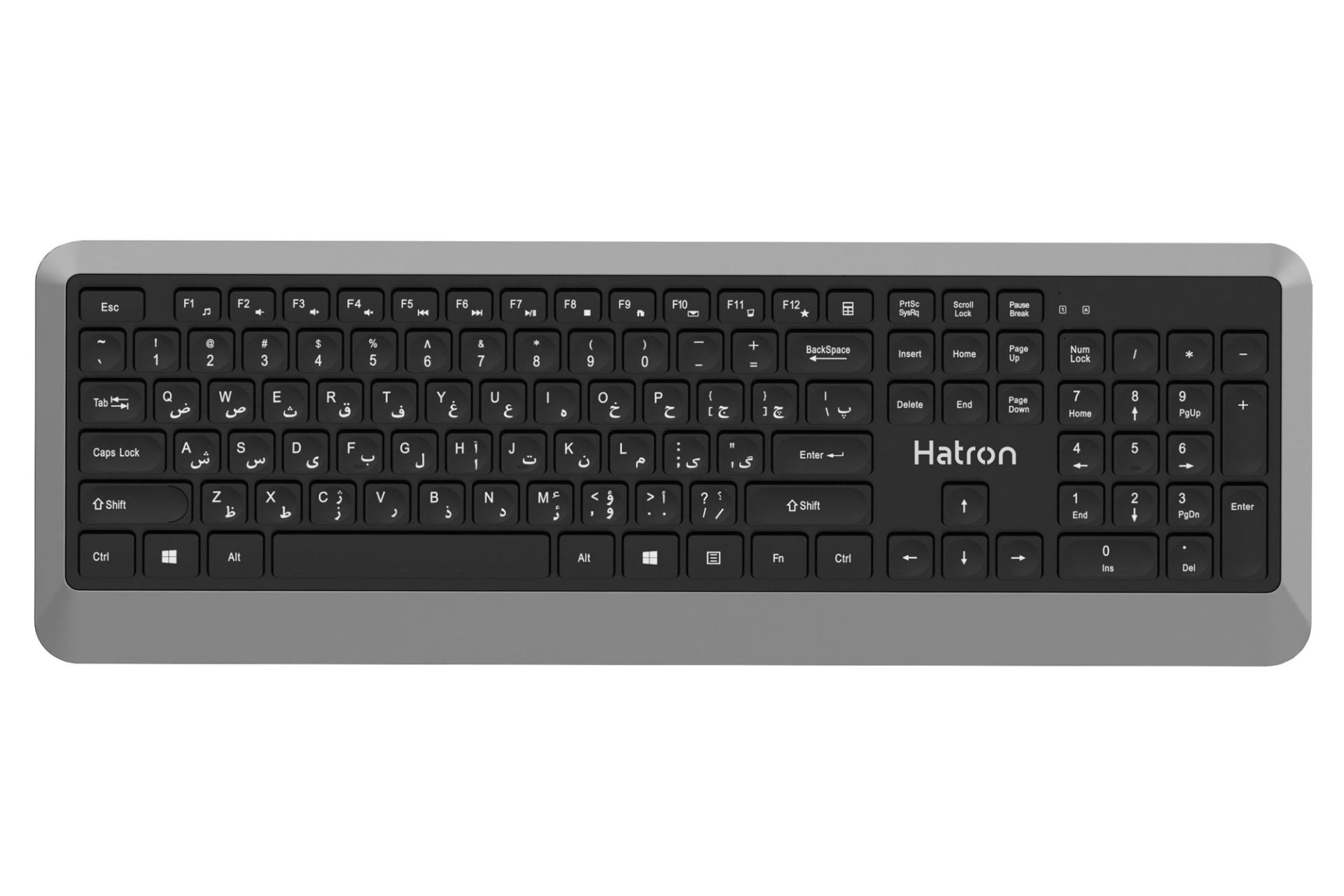 کیبورد هترون Hatron HK248 نمای بالا