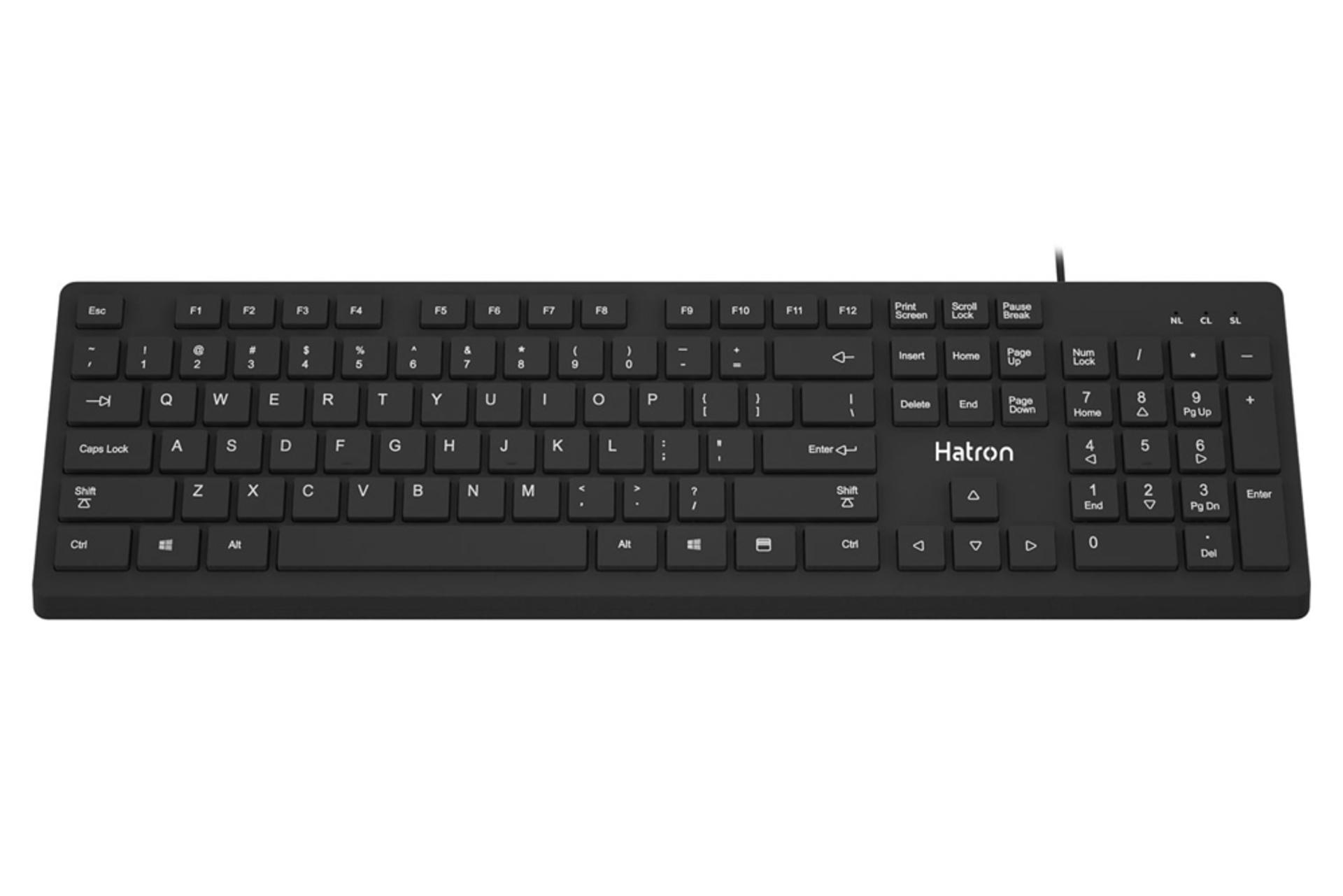 ابعاد کیبورد هترون Hatron HK250