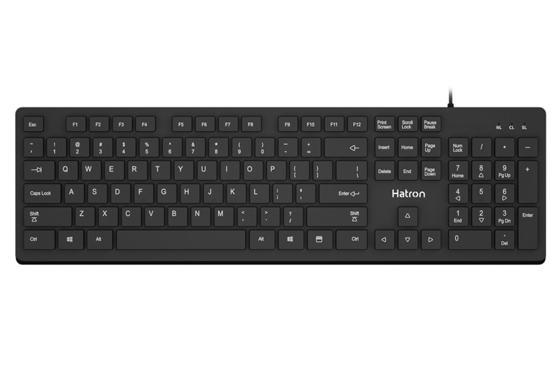 کیبورد هترون Hatron HK250 نمای بالا