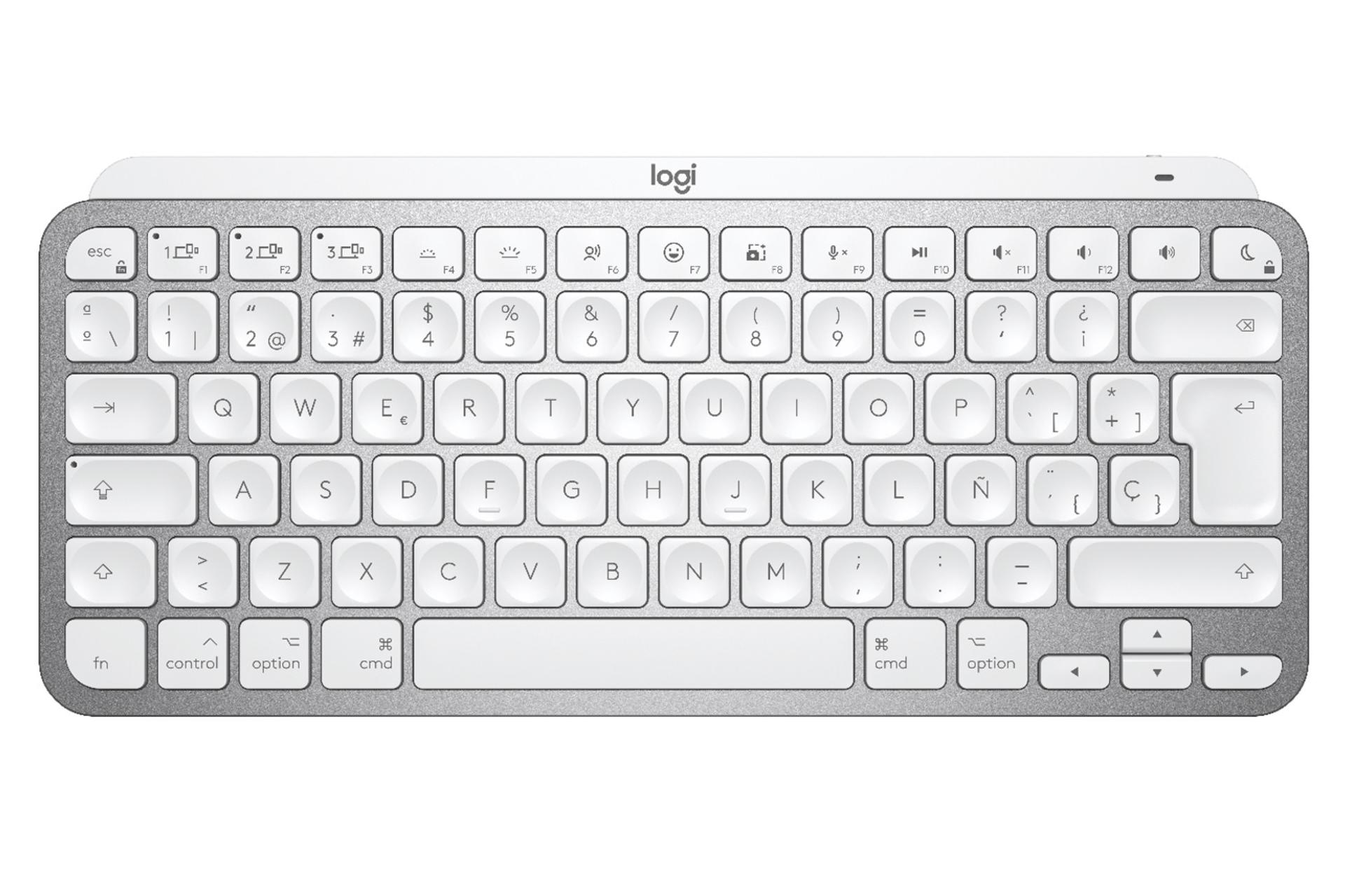 کیبورد لاجیتک MX Keys Mini For Mac سفید