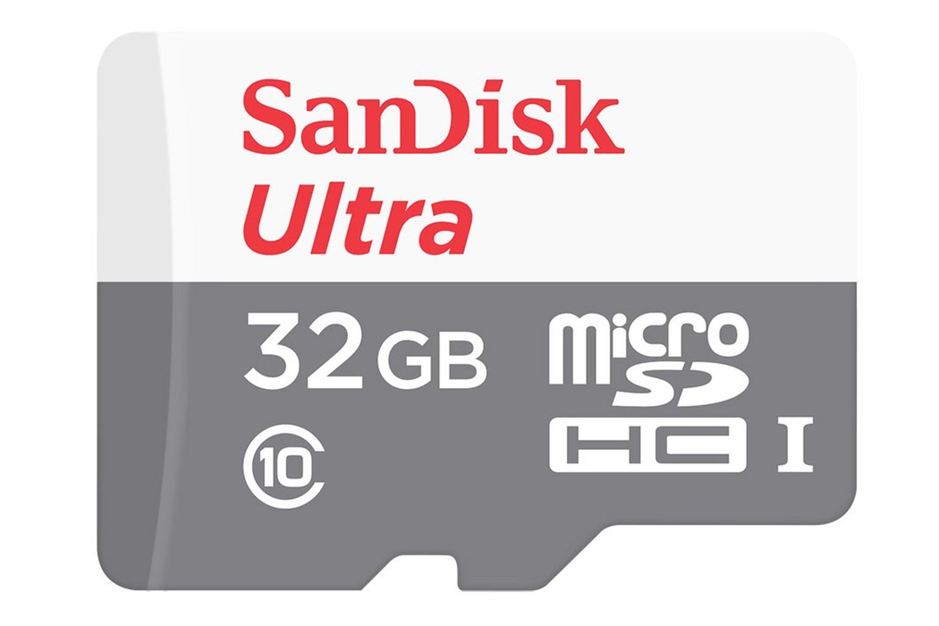 سن دیسک microSDHC با ظرفیت 32 گیگابایت مدل Ultra کلاس 10