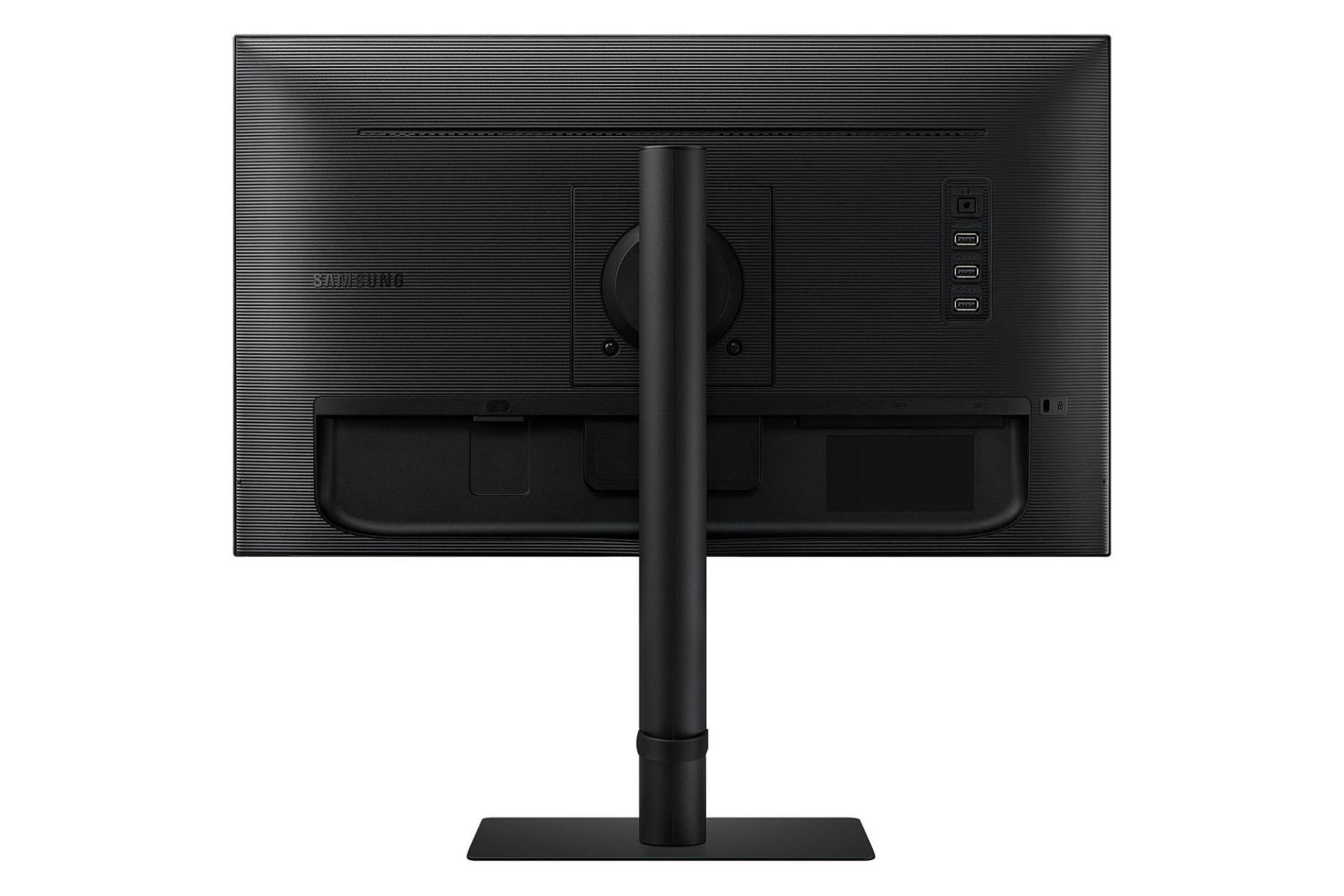 نمای پشت مانیتور سامسونگ 24 اینچ مدل LS24A600U
