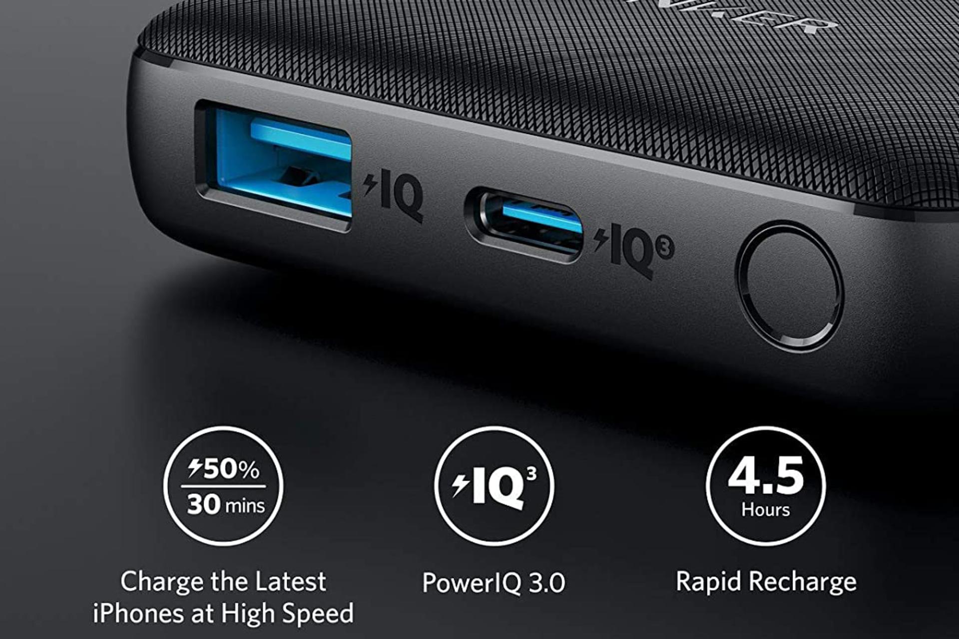 درگاه پاور بانک انکر PowerCore III Sense A1617