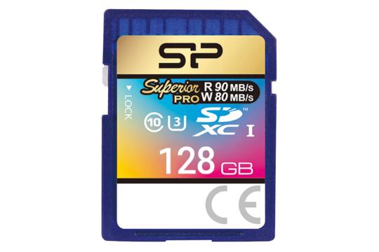 کارت حافظه سیلیکون پاور microSDXC با ظرفیت 128 گیگابایت مدل Superior Pro