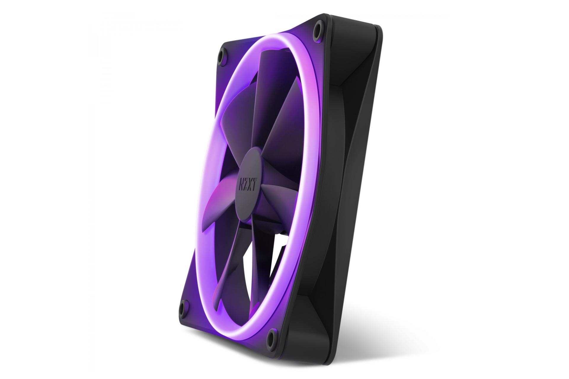 فن کیس ان زی ایکس تی F140 RGB Black نمای کنار