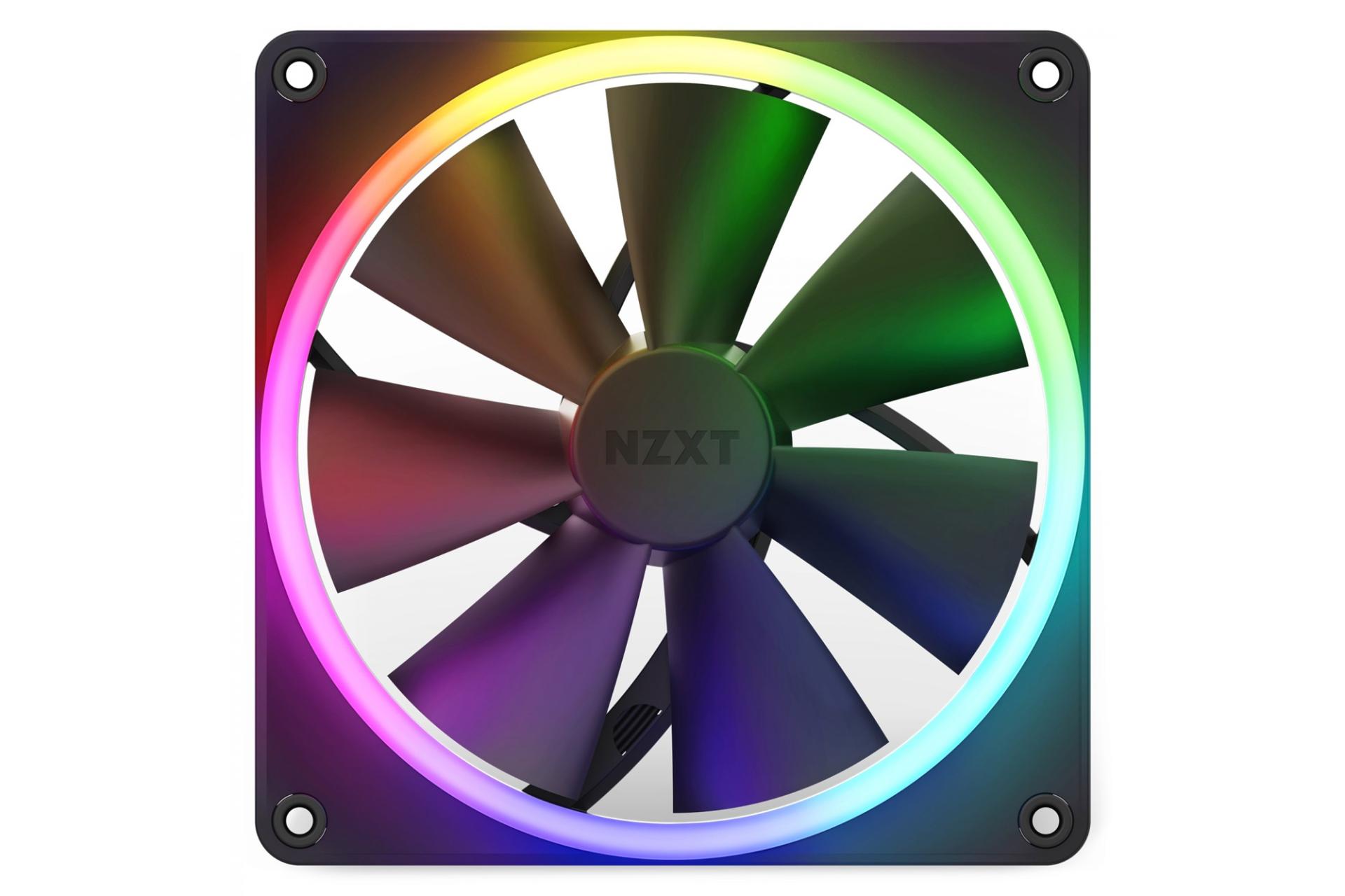فن کیس ان زی ایکس تی F140 RGB Black نمای جلو