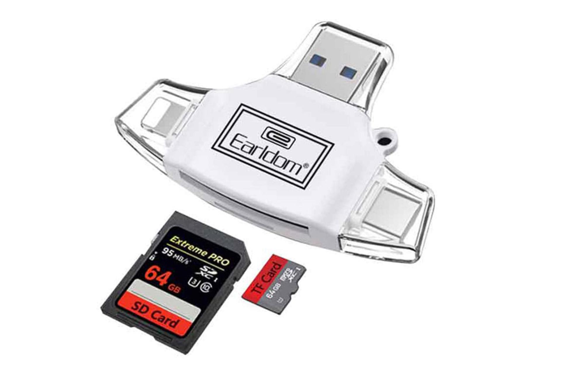 رنگ سفید کارت خوان ارلدام Earldom ET-OT31