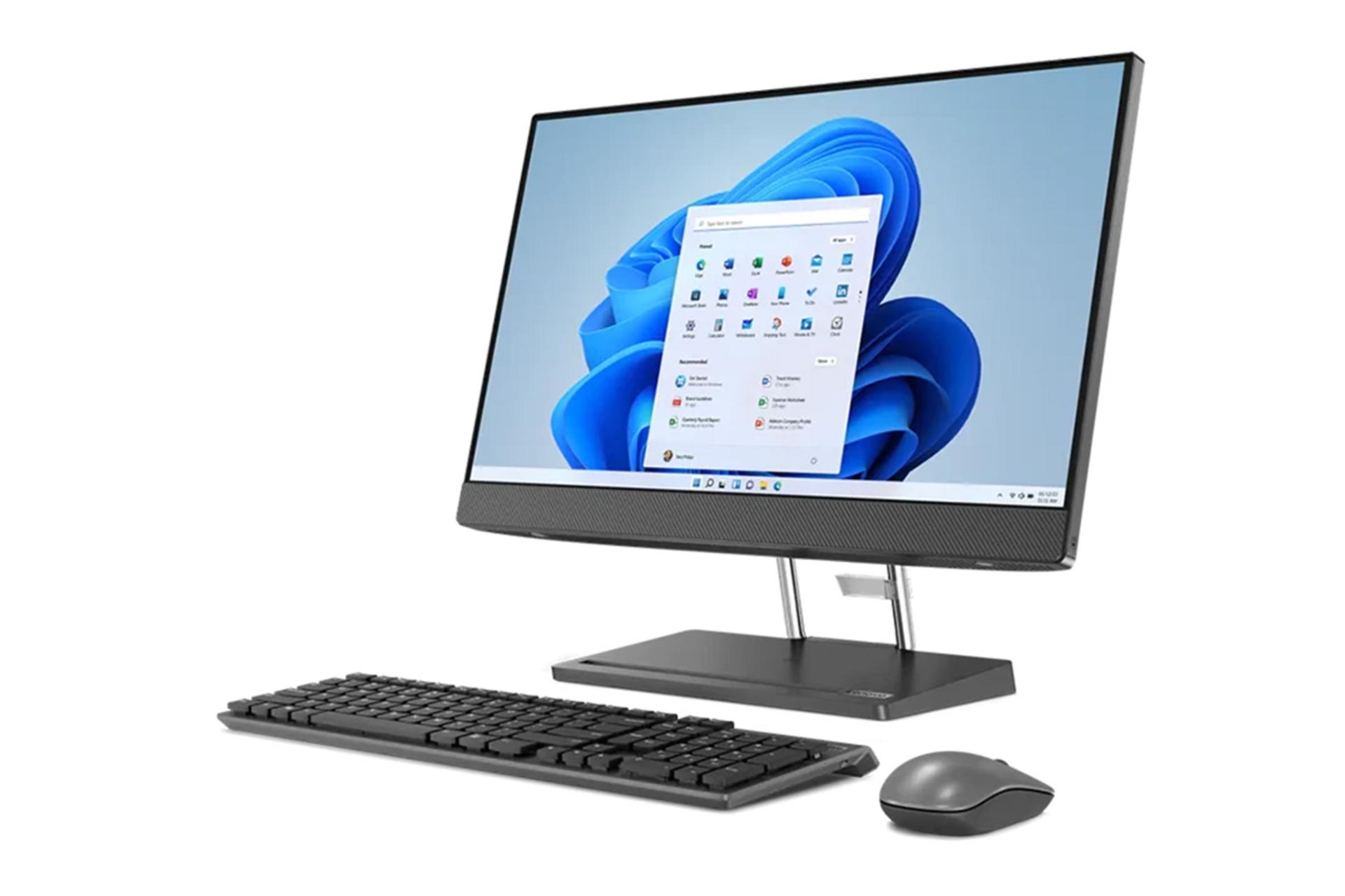 نمای روبرو سمت راست All in One IdeaCentre AIO 5 24 inch لنوو