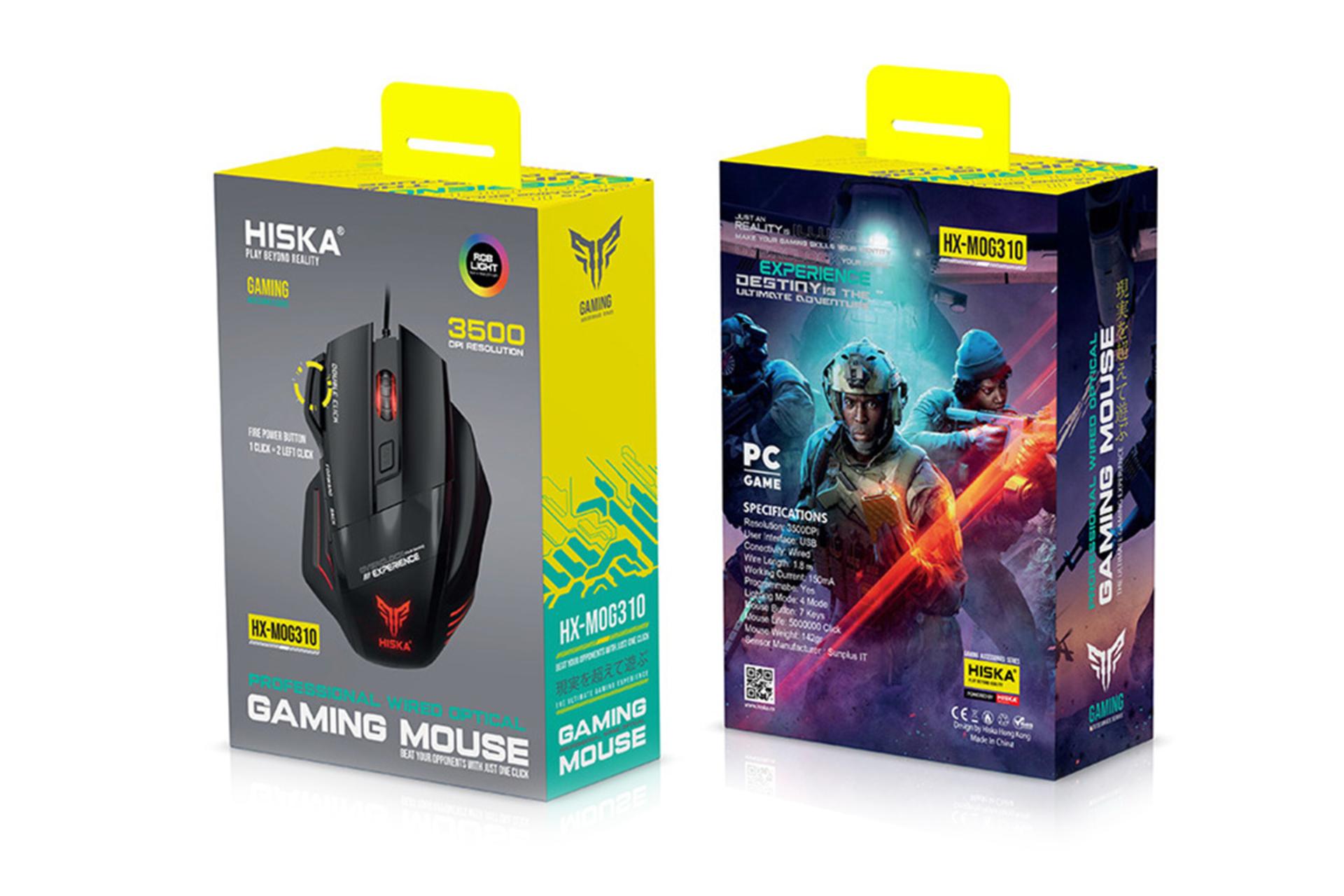 جعبه ماوس هیسکا HISKA HX-MOG310