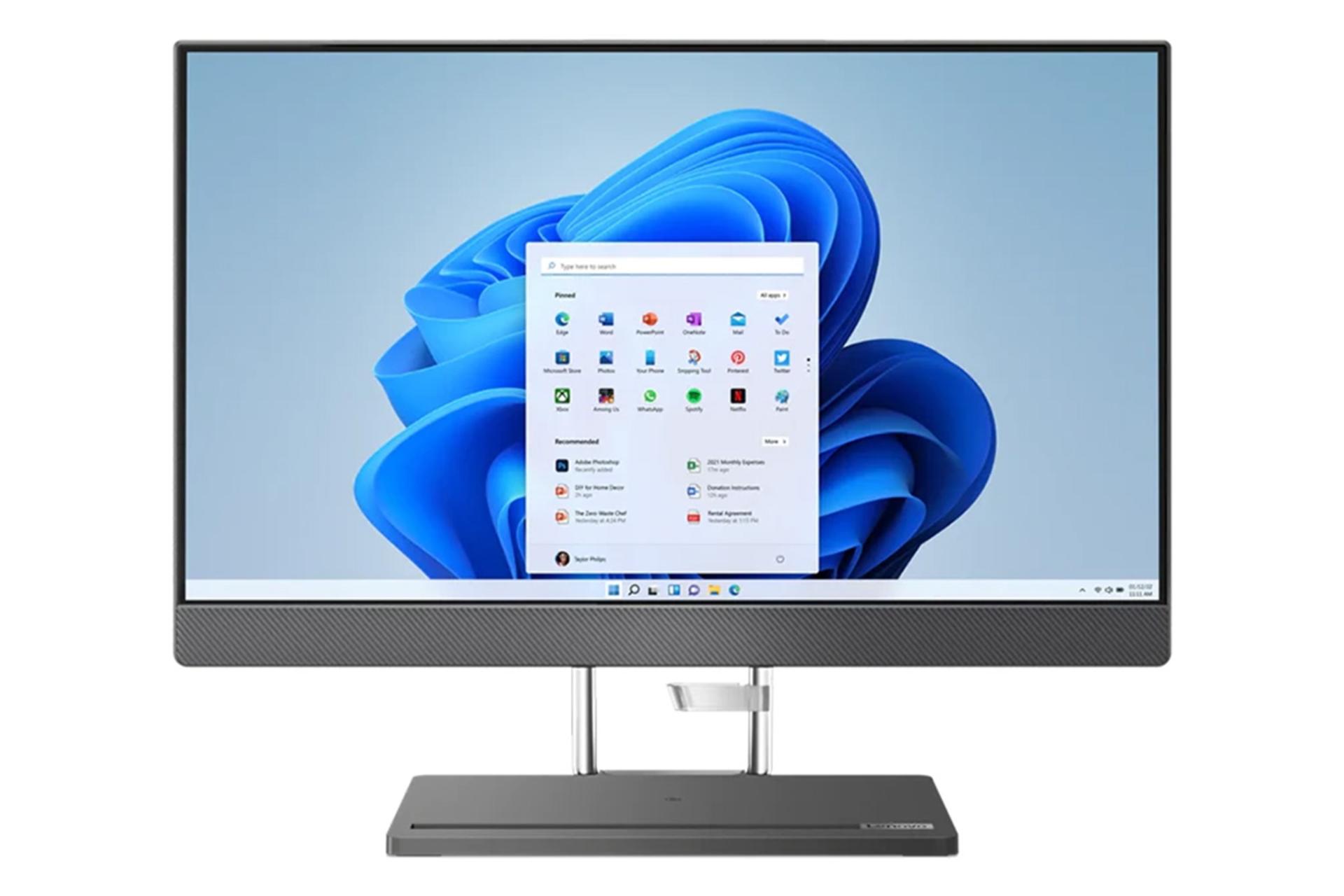 نمای روبرو All in One IdeaCentre AIO 5 24 inch لنوو