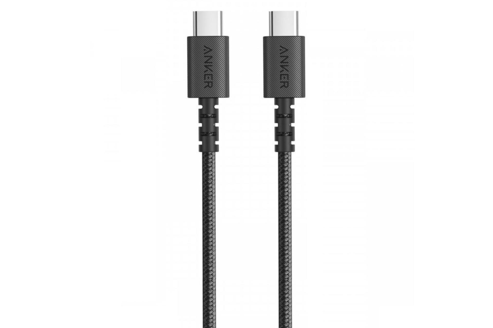 مرجع متخصصين ايران كانكتور كابل شارژ USB انكر Type-C به Type-C مدل A8032 PowerLine+ Select با طول 0.9 متر