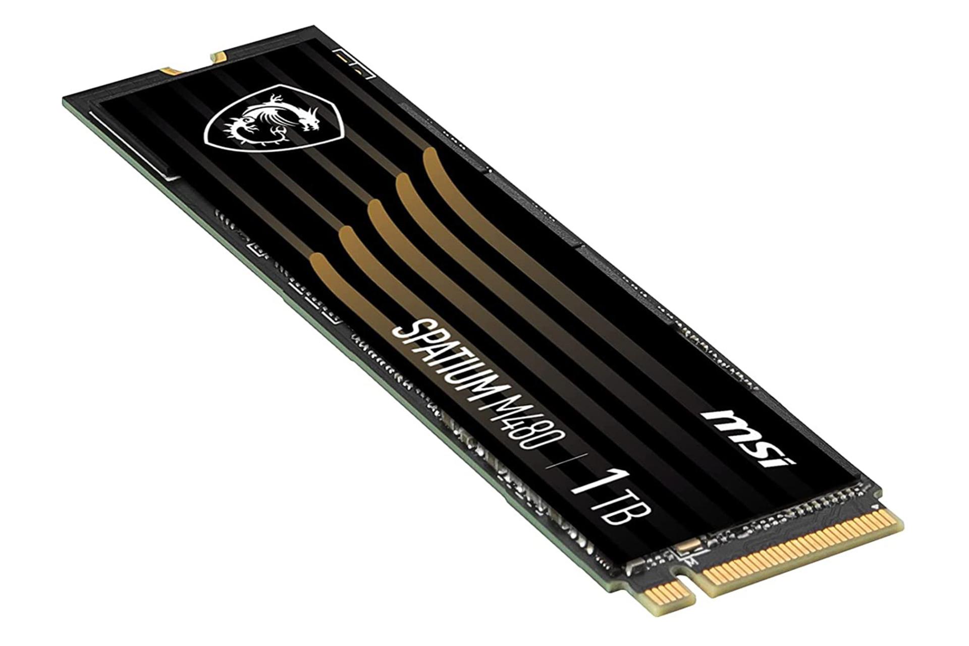 نمای راست SSD ام اس آی SPATIUM M480 NVMe M.2 ظرفیت 1 ترابایت