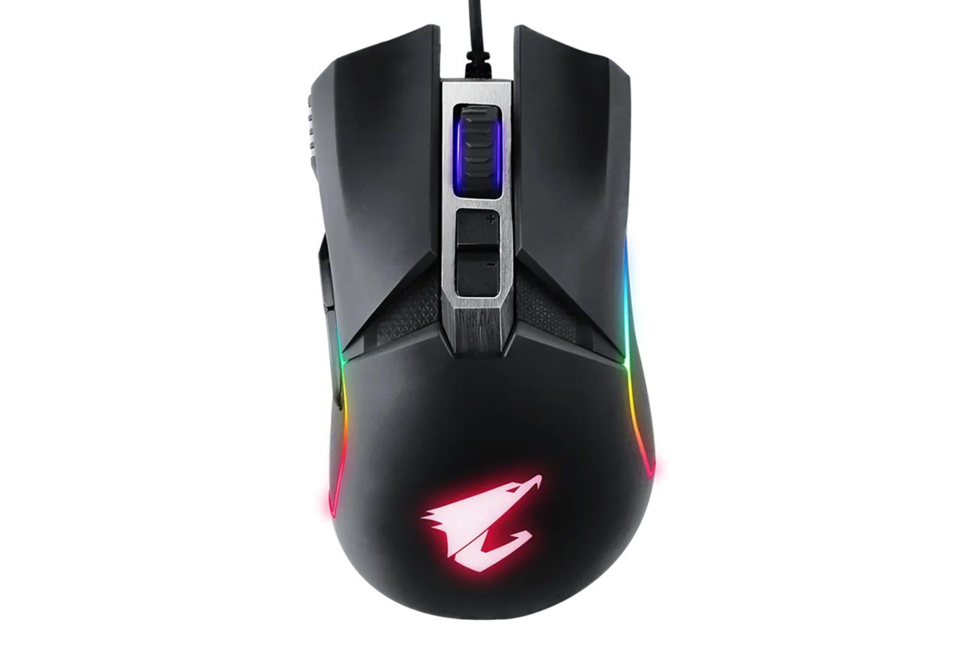 نمای روبرو ماوس گیگابایت AORUS M5