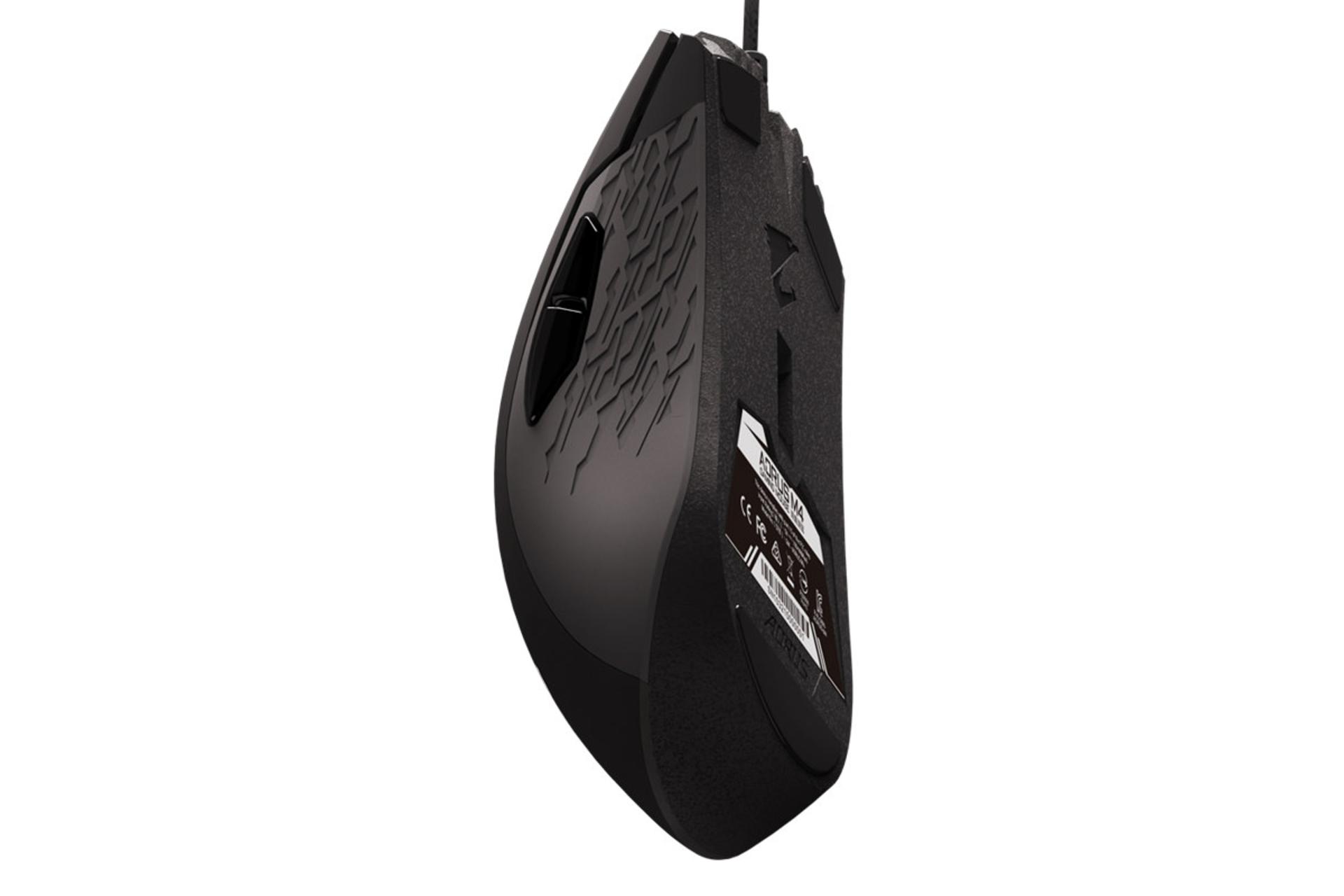 نیمرخ پشت و راست ماوس گیگابایت AORUS M4