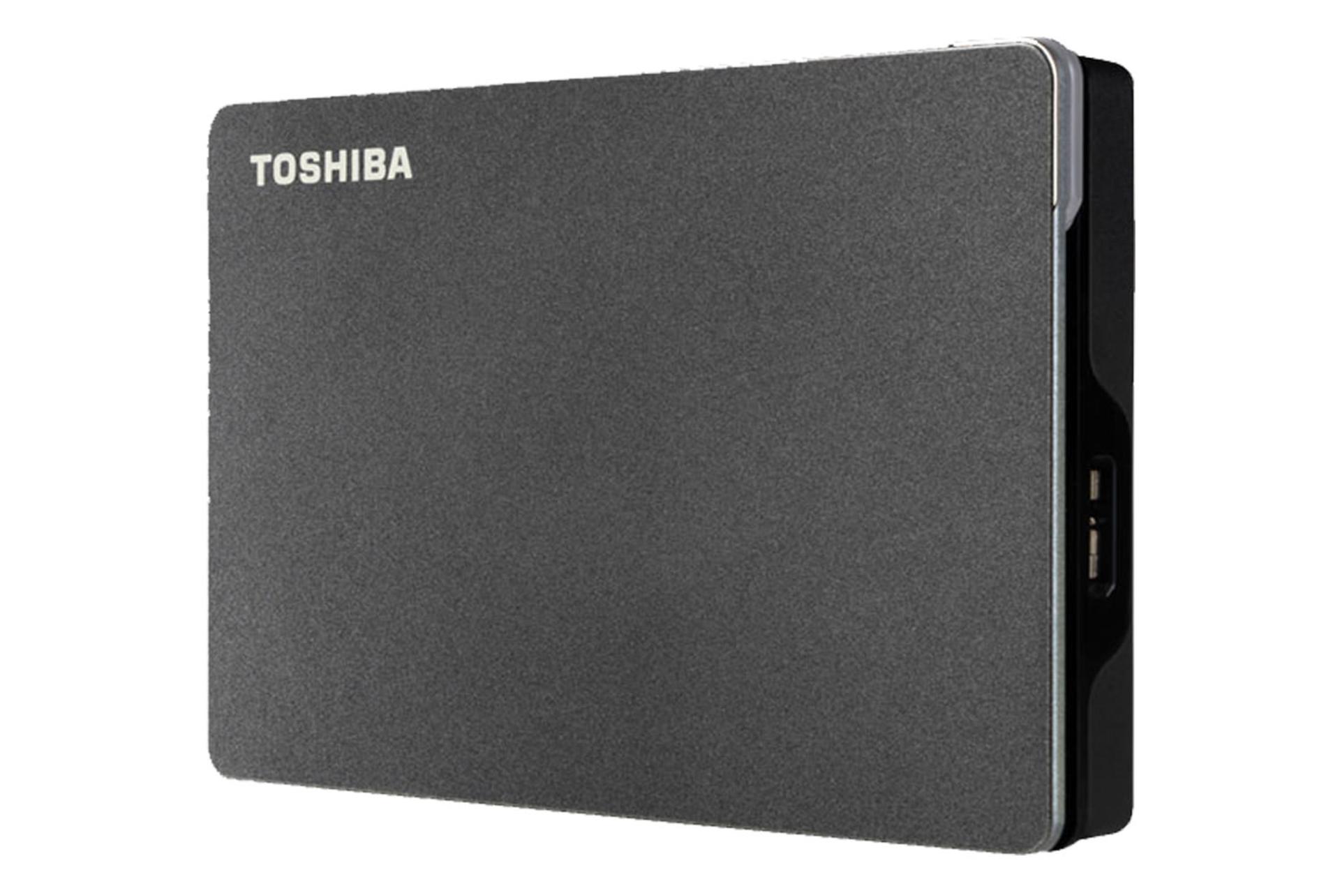 نمای کناری هارد دیسک توشیبا Canvio Gaming ظرفیت 2 ترابایت رنگ مشکی